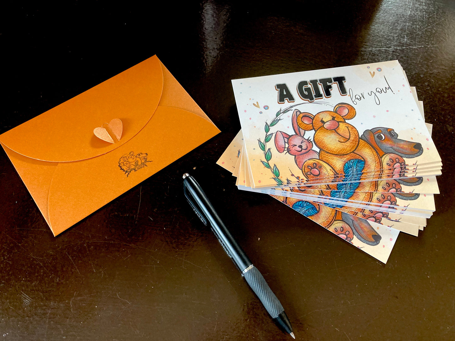CARTES-CADEAUX par la poste (anglais)