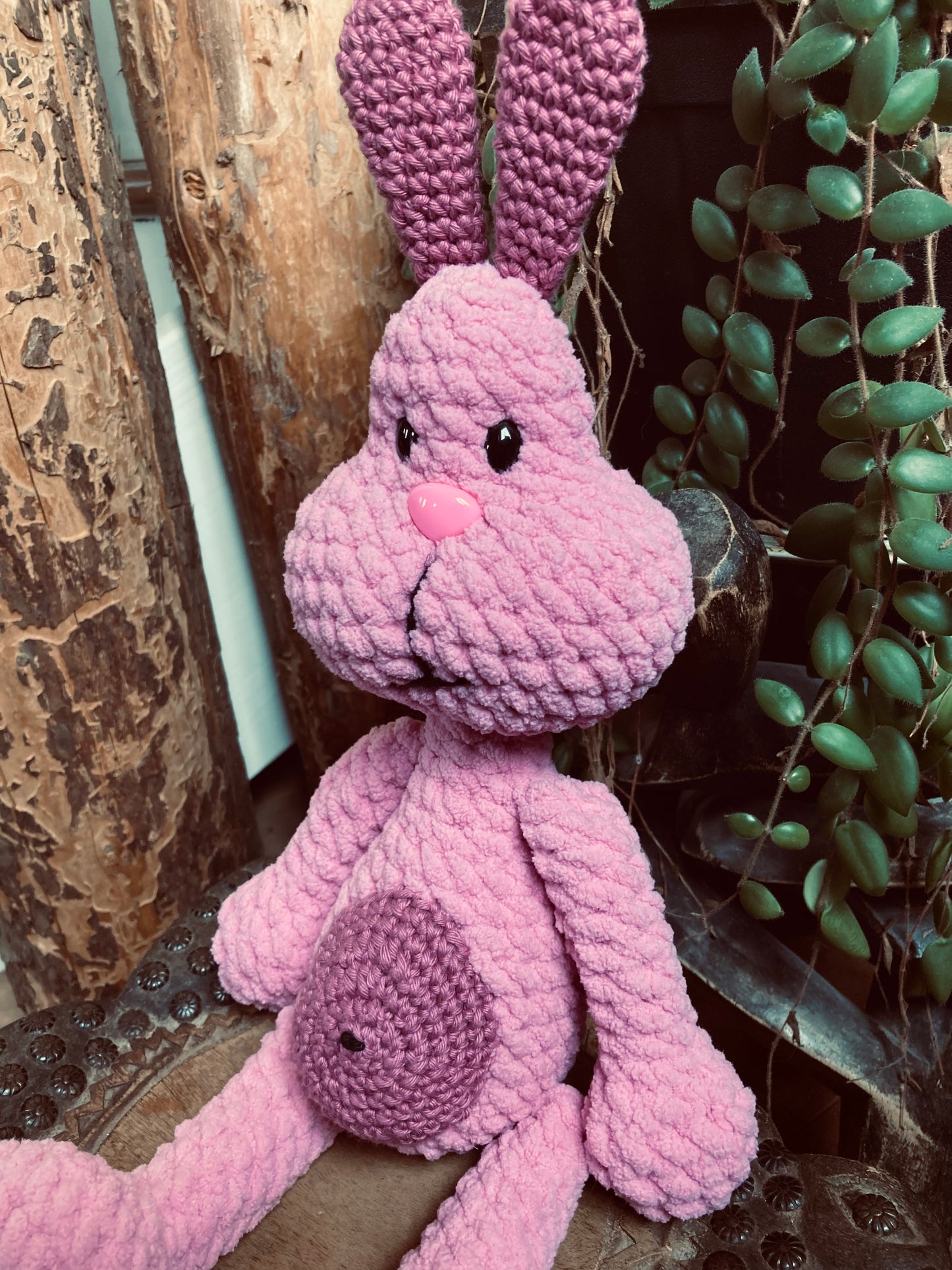 PERLIN PINPIN le lapin Squeeze-it - Teint Rose