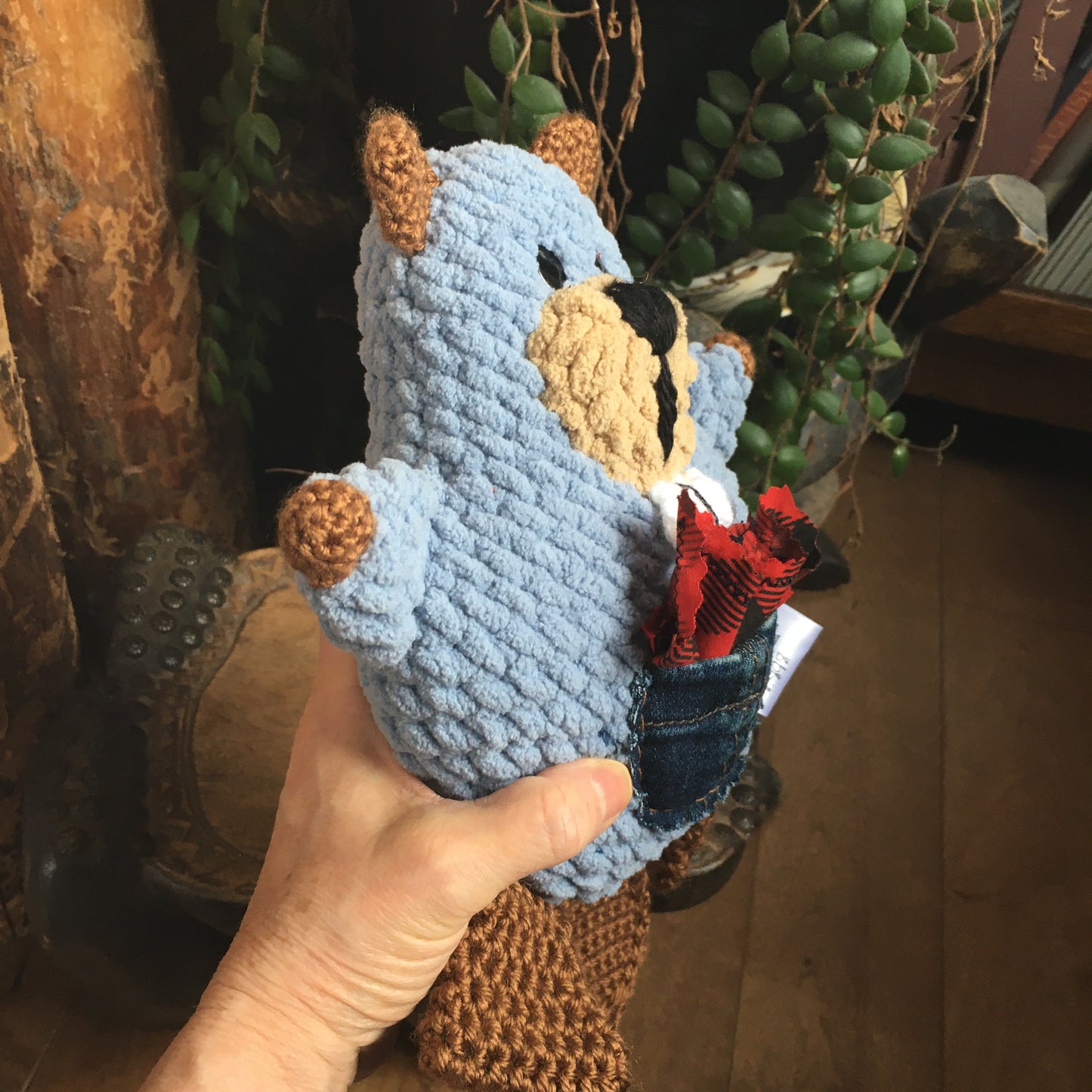 TIMÉO LE BÉBÉ CASTOR bleu, l’ami de la fée des dents