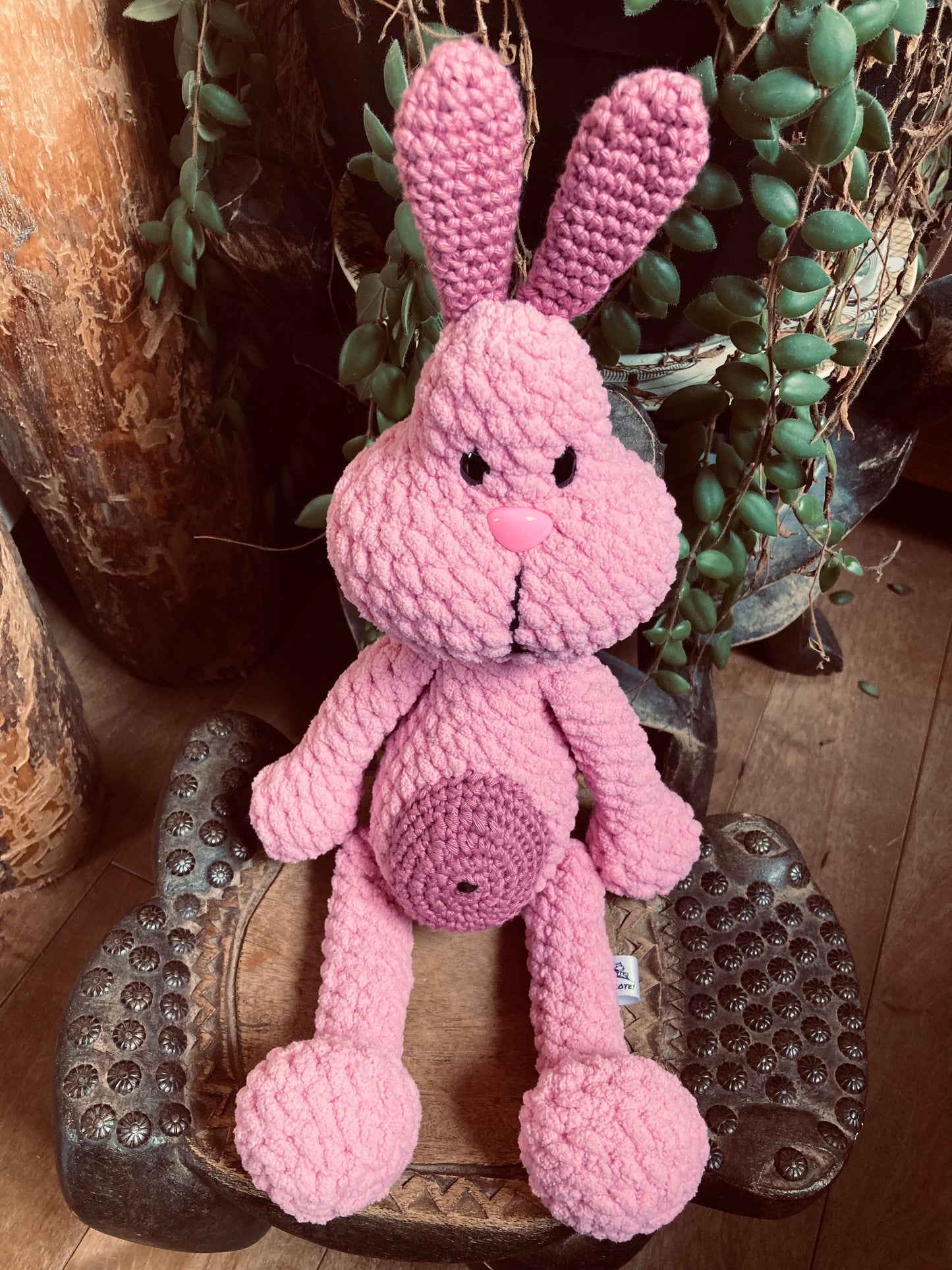 PERLIN PINPIN le lapin Squeeze-it - Teint Rose