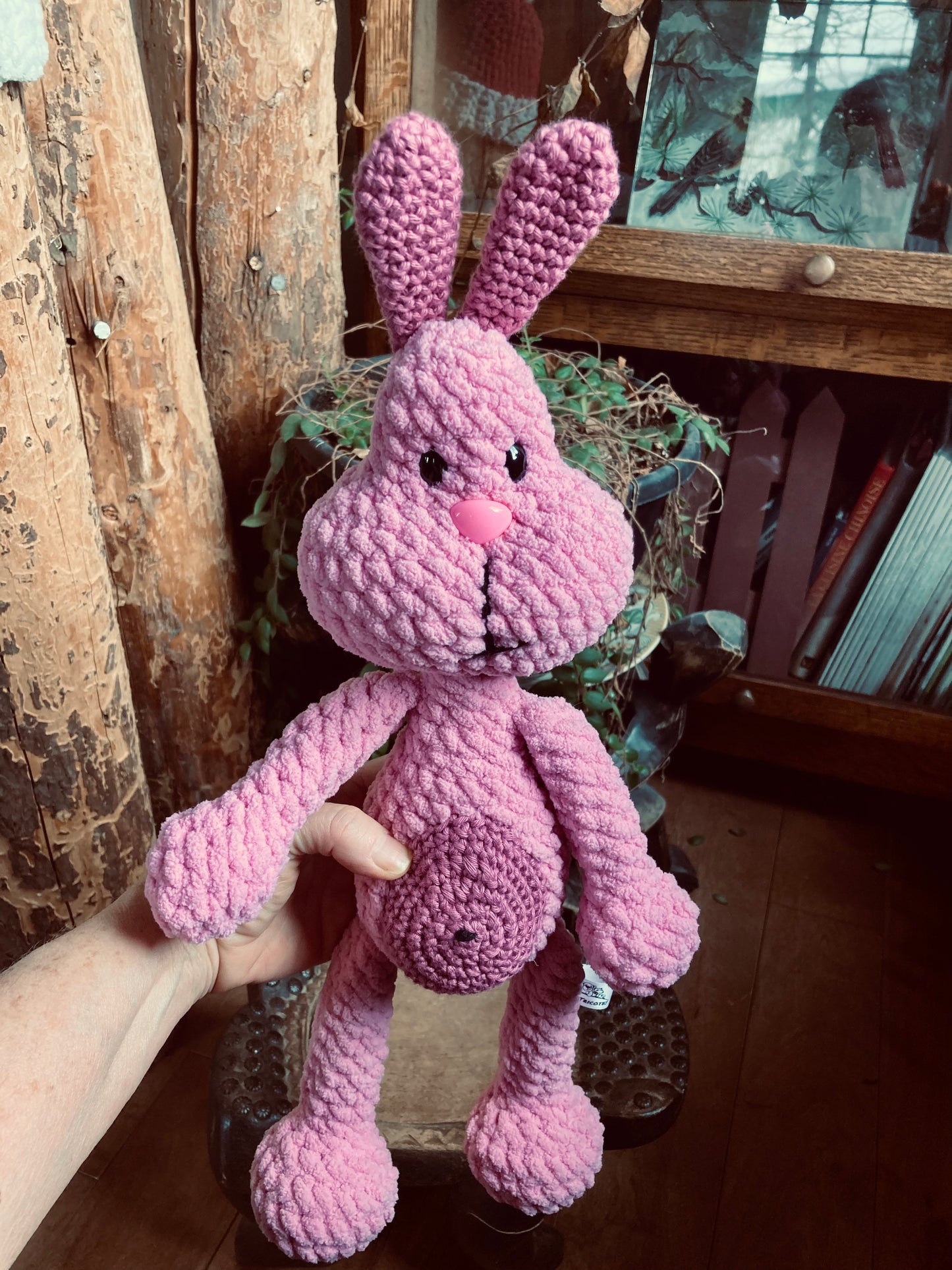 PERLIN PINPIN le lapin Squeeze-it - Teint Rose