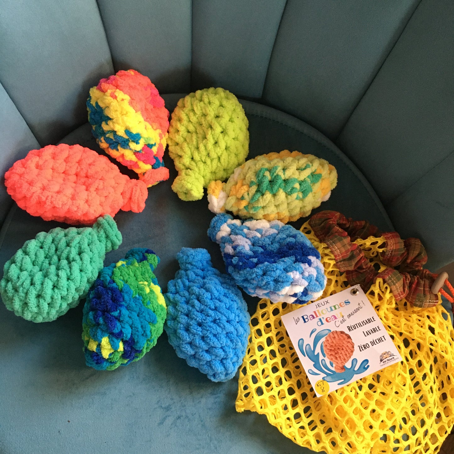 WATER BALLOONS - KIT of 8 (#B049)