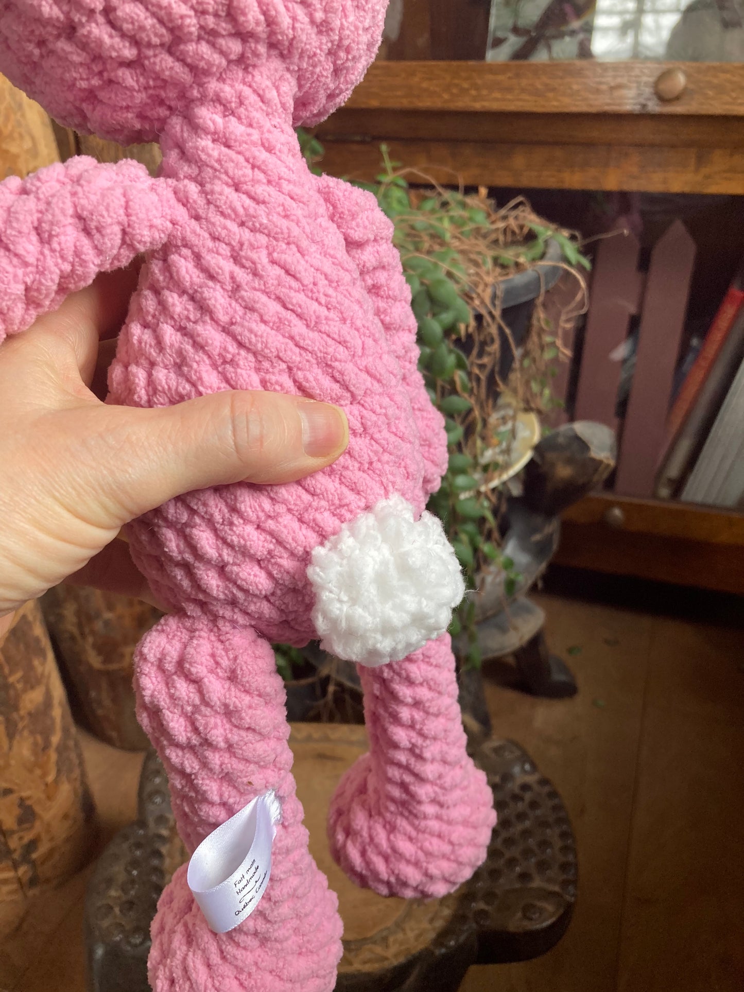 PERLIN PINPIN le lapin Squeeze-it - Teint Rose