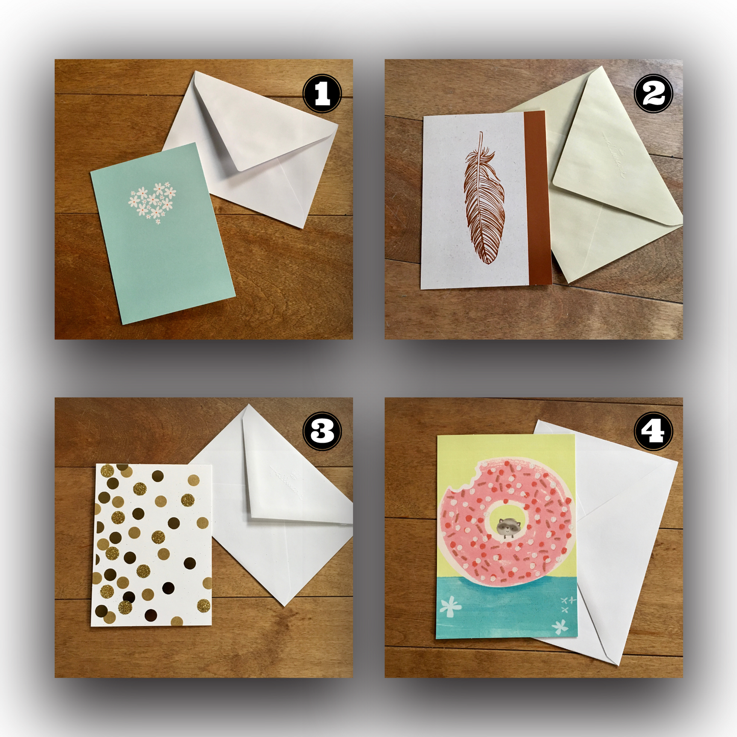 CARTES de SOUHAIT (En ajout à tout achat dans la boutique)