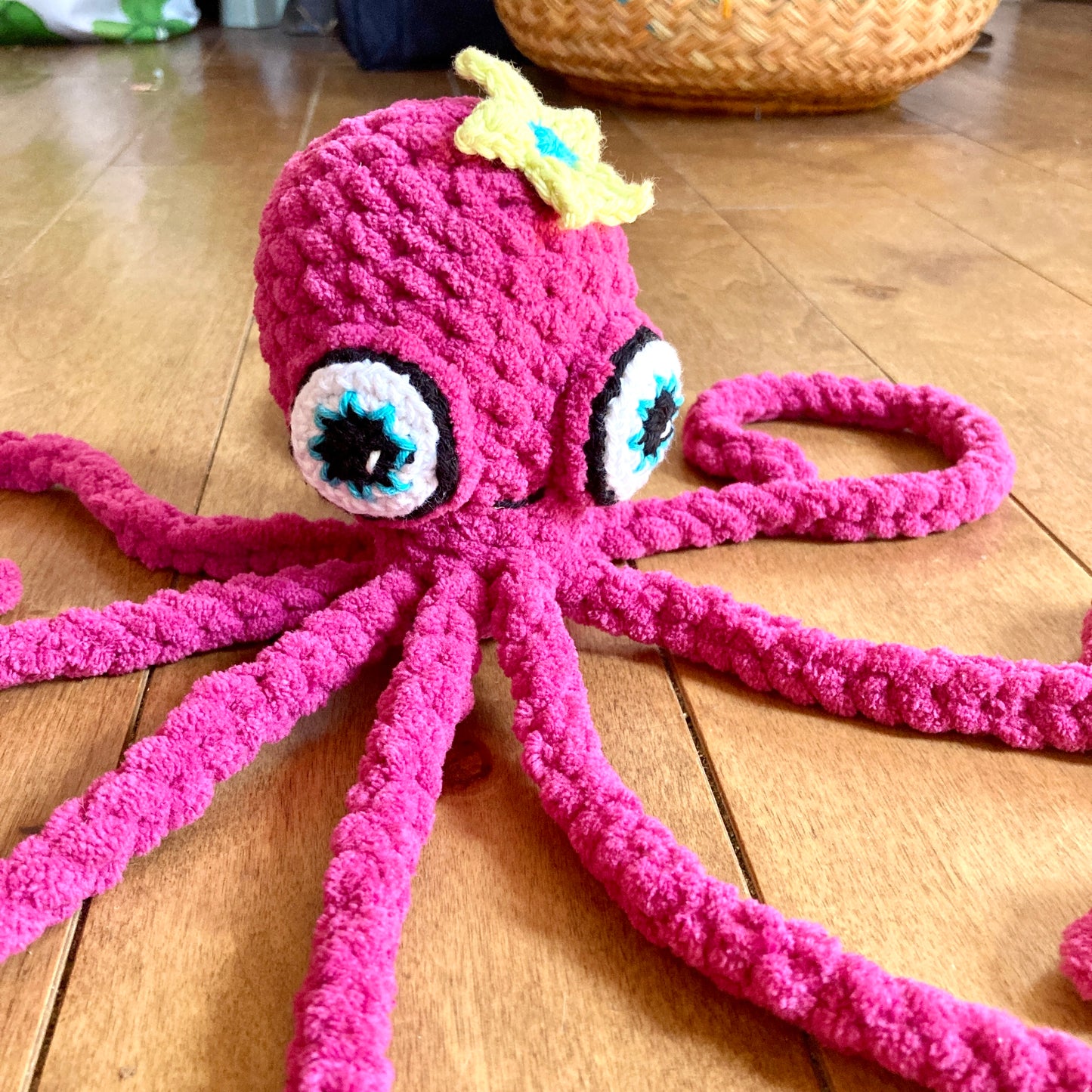 OLLIE LA PIEUVRE Fuchsia - Amigurumi HOCHET (#1044)