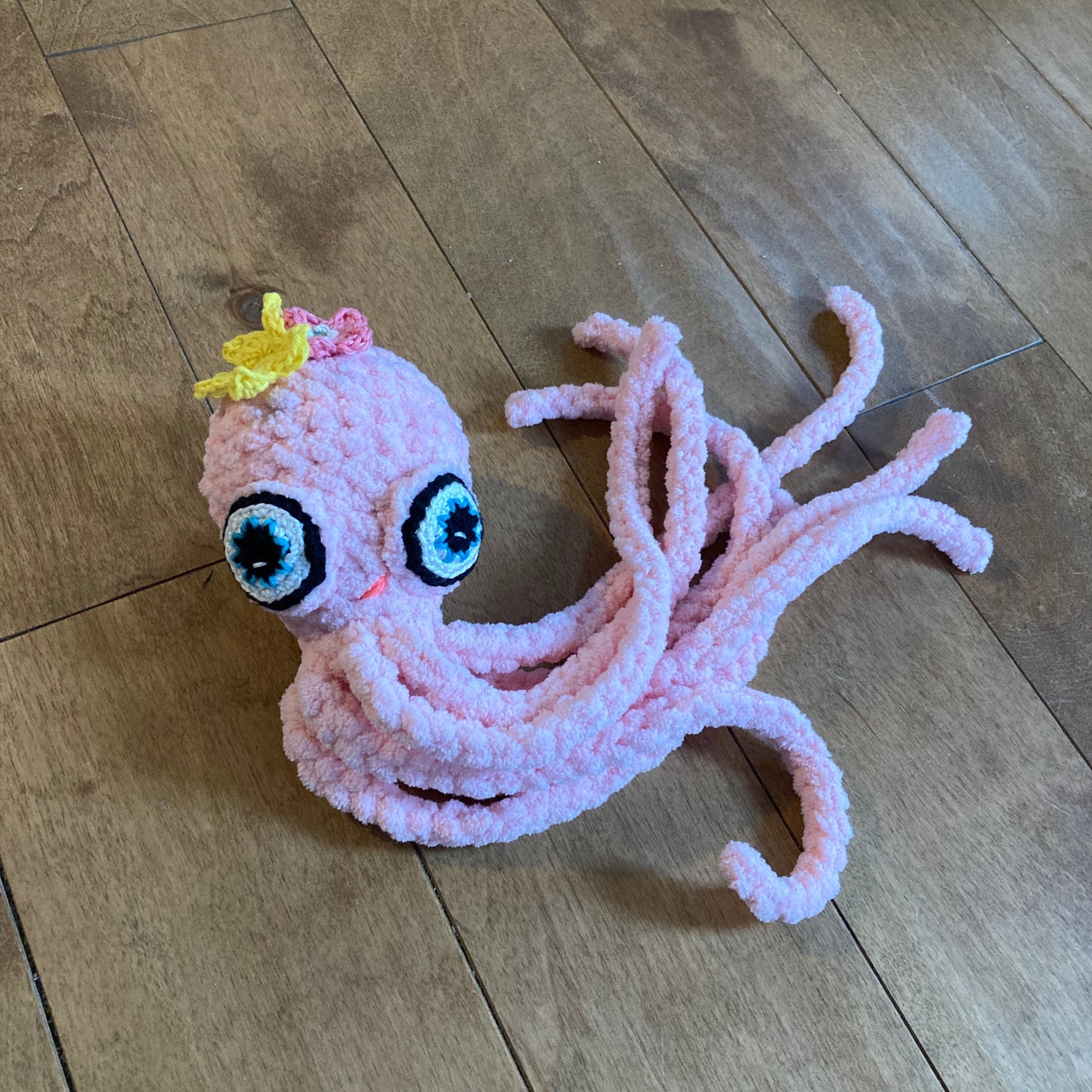 OLLIE LA PIEUVRE Rose bébé - Amigurumi HOCHET (#1052)
