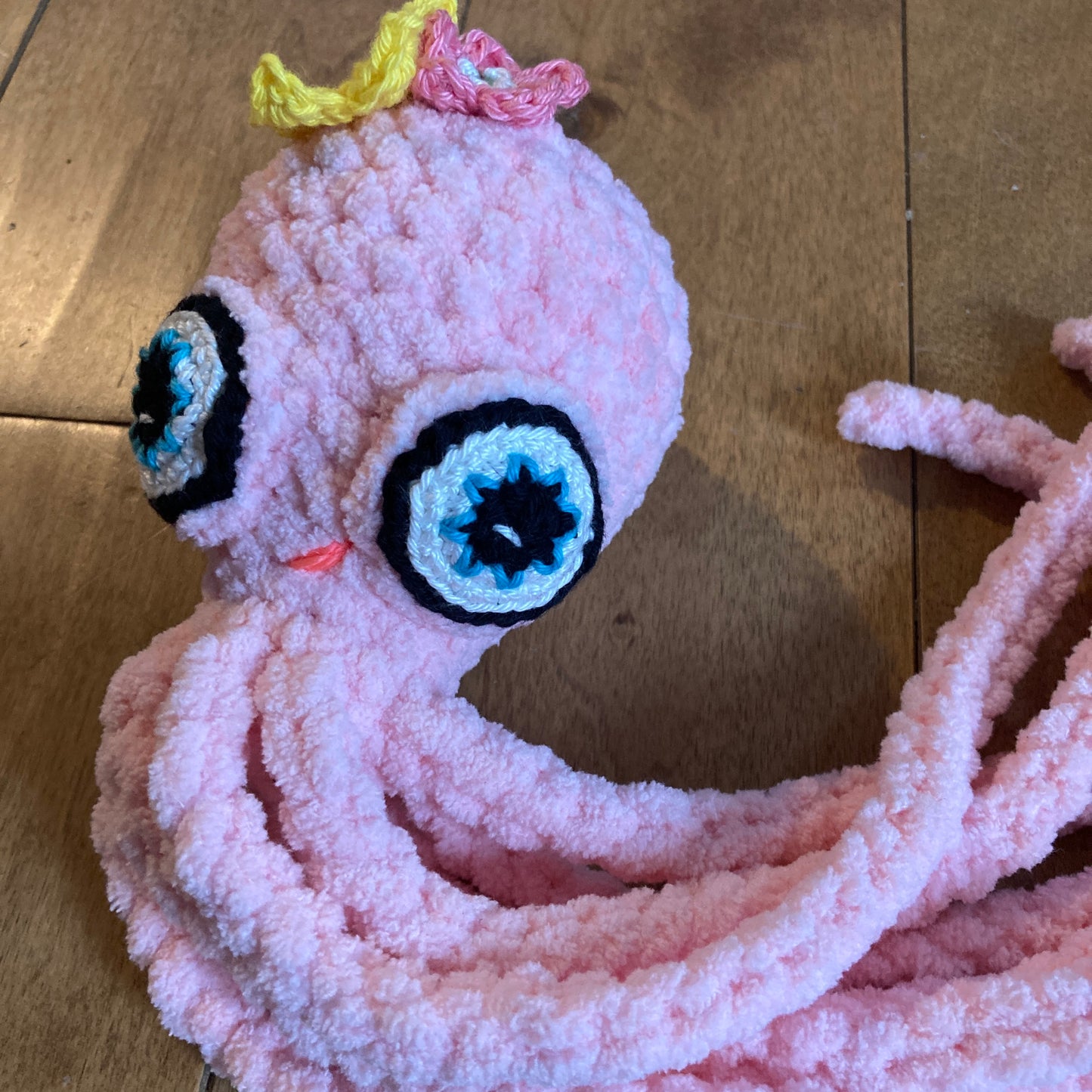 OLLIE LA PIEUVRE Rose bébé - Amigurumi HOCHET (#1052)