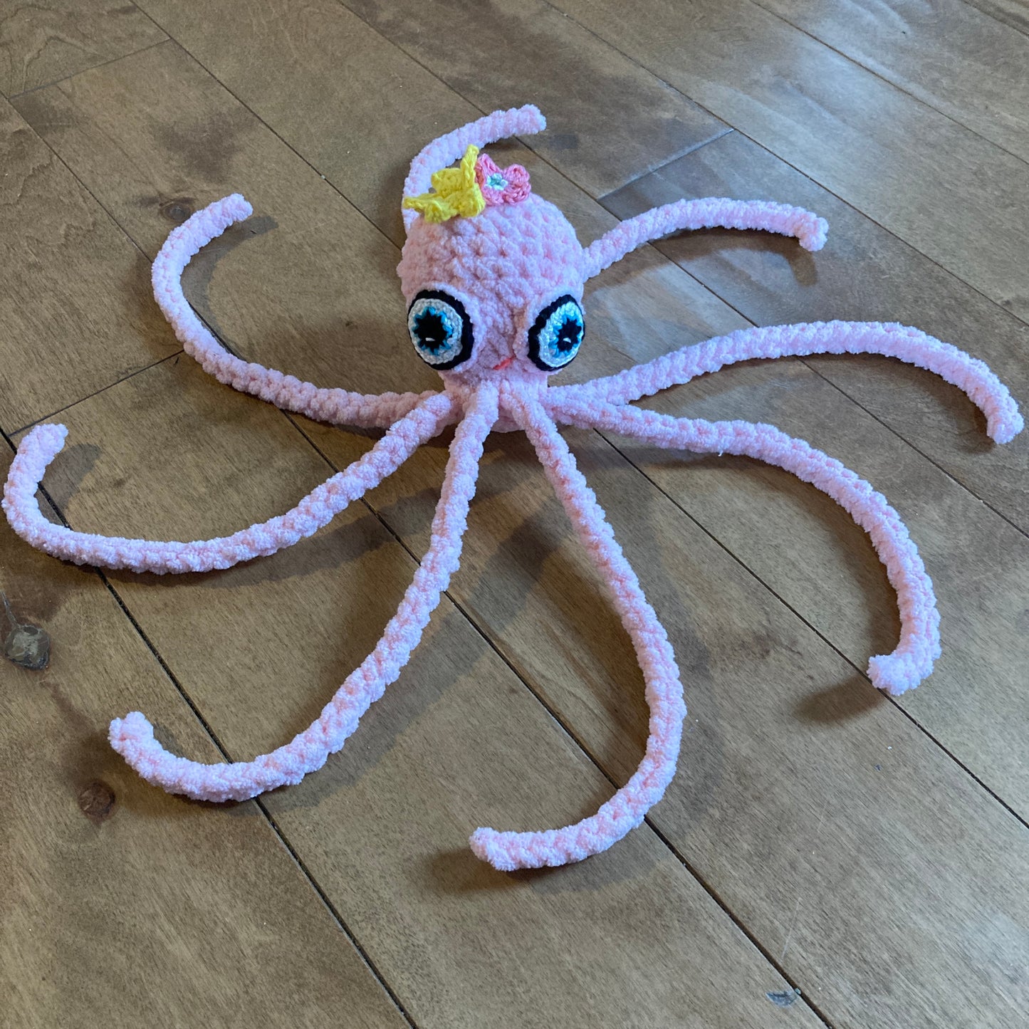OLLIE LA PIEUVRE Rose bébé - Amigurumi HOCHET (#1052)