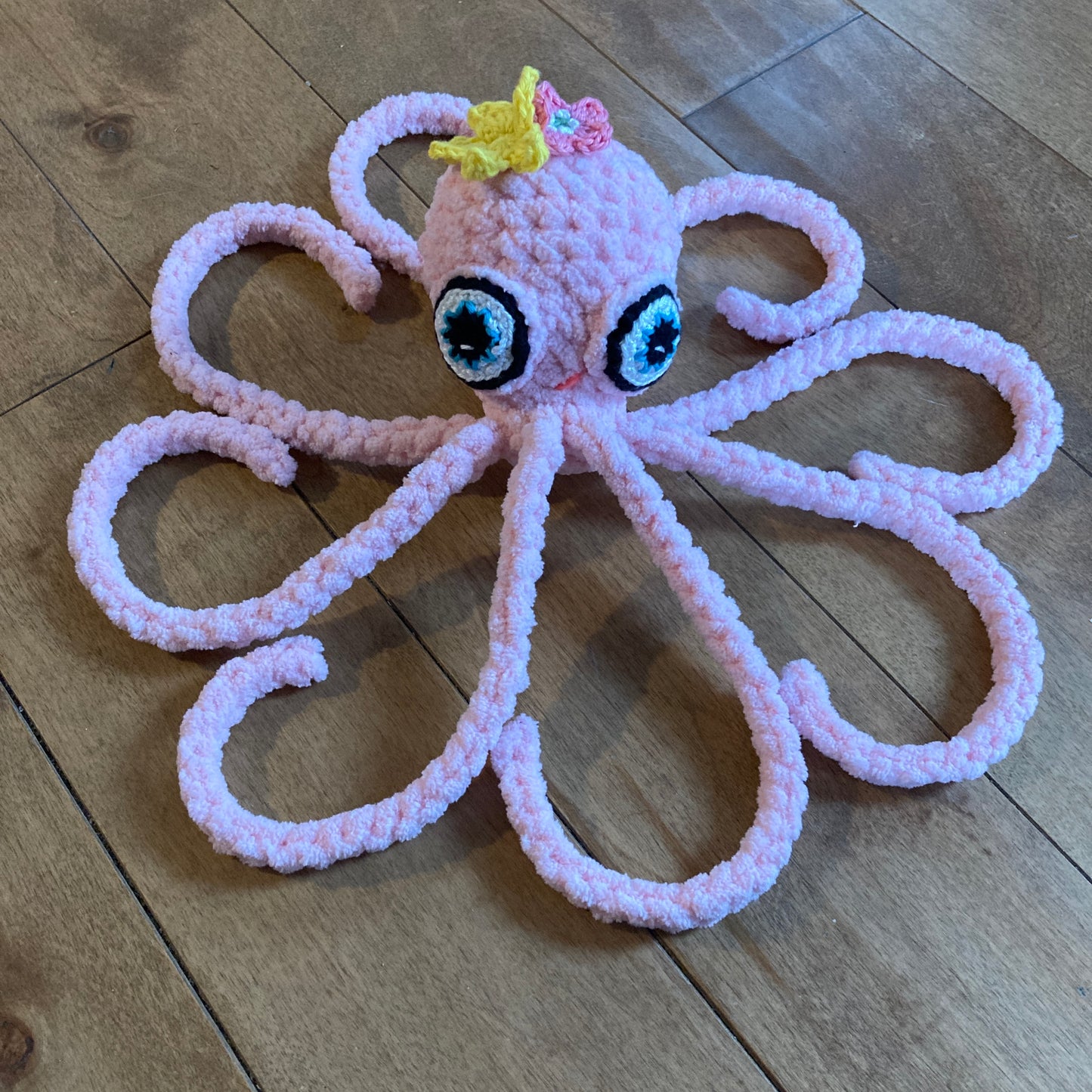OLLIE LA PIEUVRE Rose bébé - Amigurumi HOCHET (#1052)