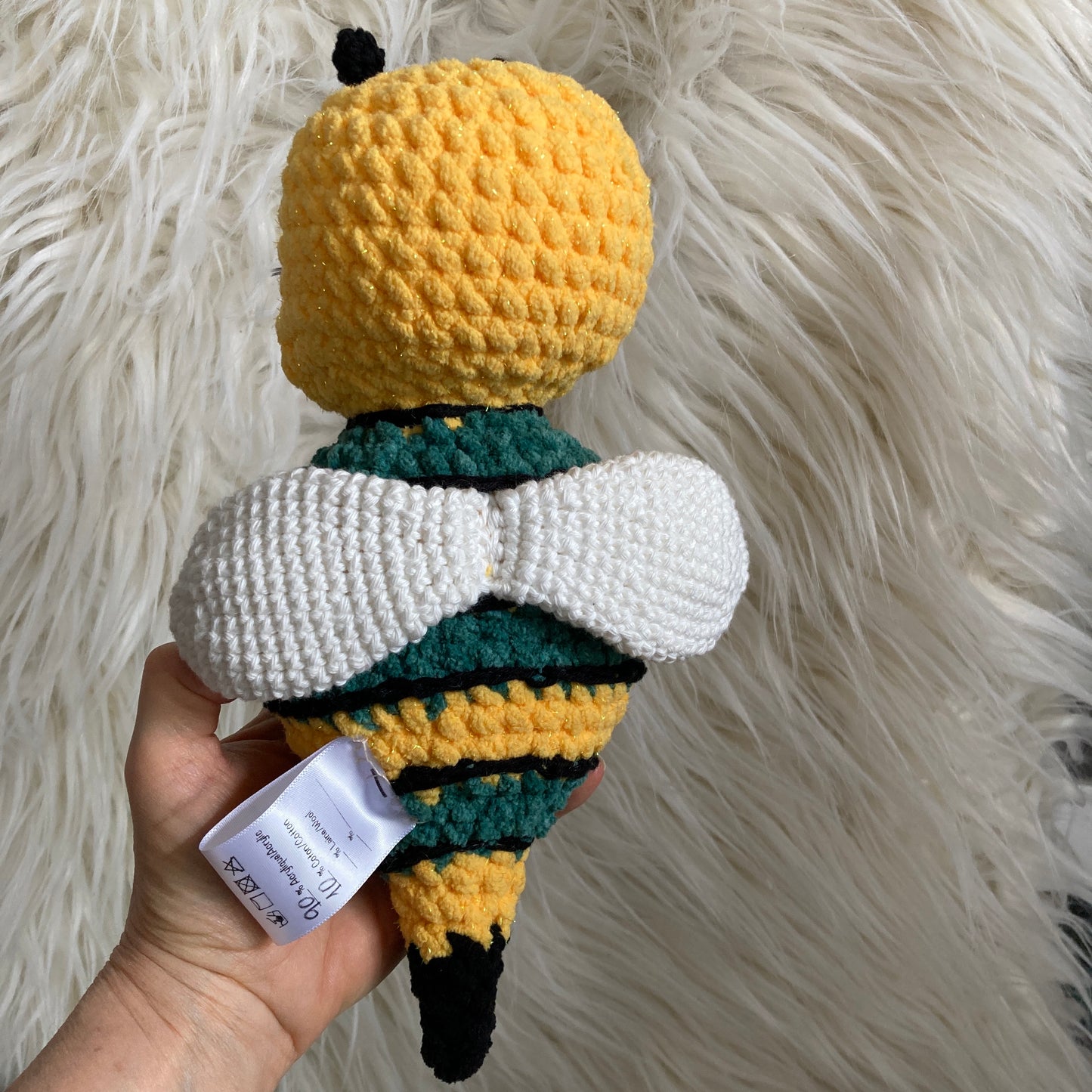 BEEBEE L’ABEILLE aux couleur Bling-bling Jaune et vert (1036)