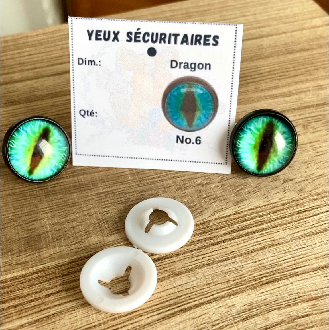 YEUX DRAGON - No.6 - 12mm 14mm 16mm 18mm 20mm