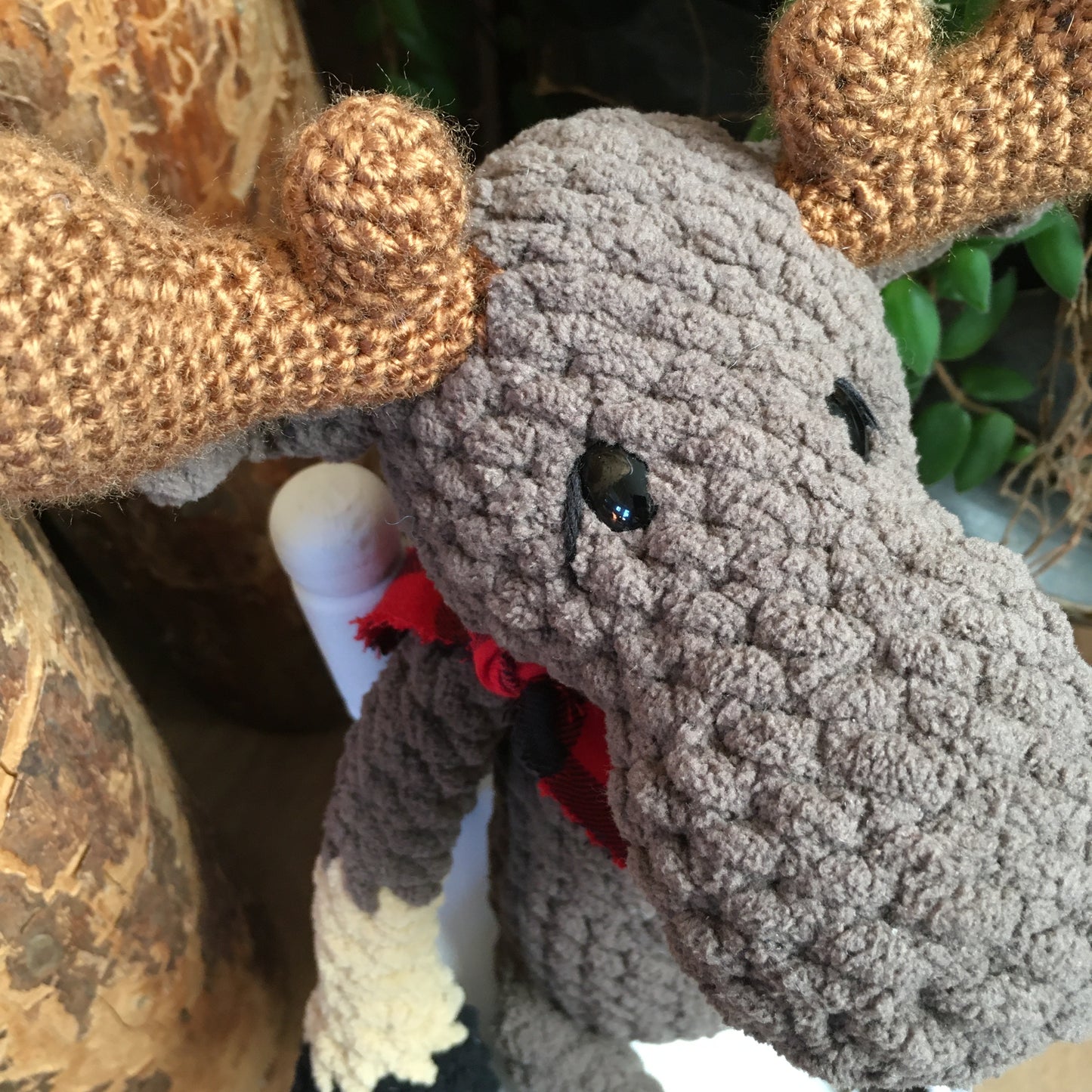 Jack Le NONORIGNAL la peluche orignal style lumberjack, Peut être personnalisé en TOUTOU DE NAISANCE