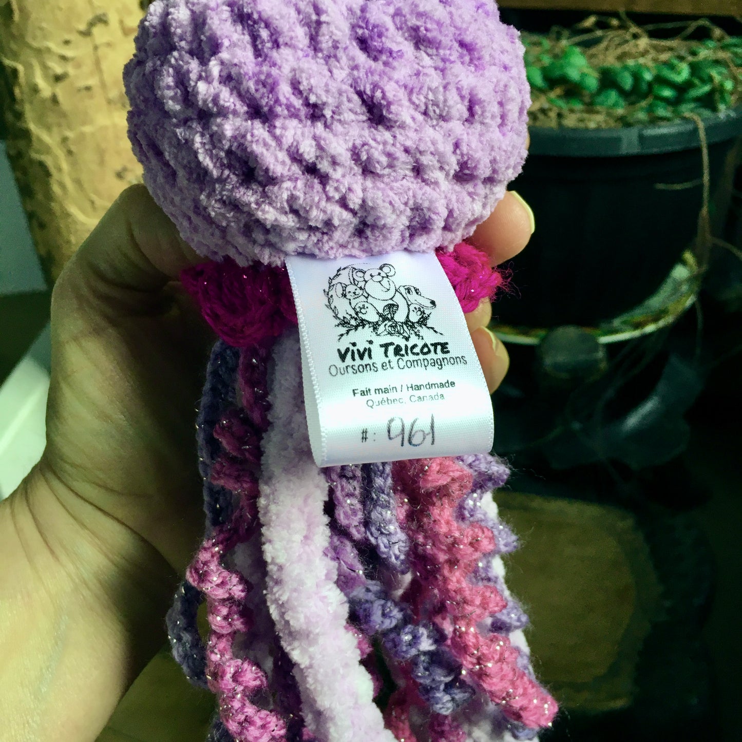 MÉDO THE MEDUSA - Amigurumi RATTLE #961