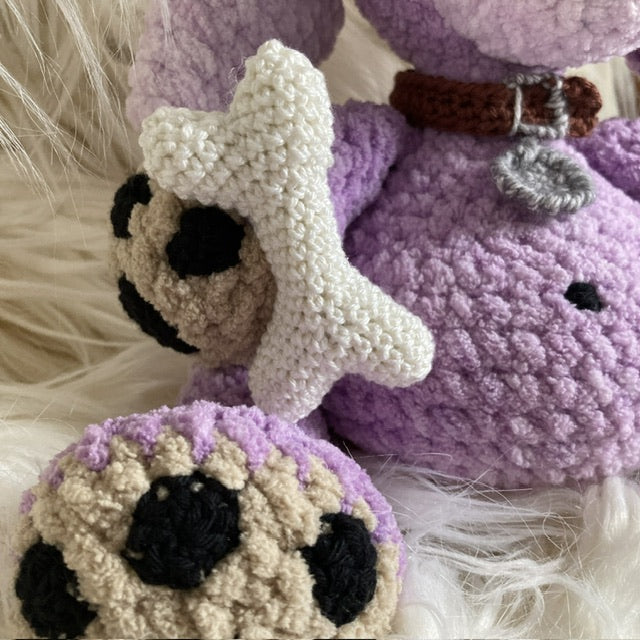 NELLY LE CHIEN - amigurumi à grosse bedaine - peut être personnalisé en PELUCHE DE NAISSANCE (#1020)