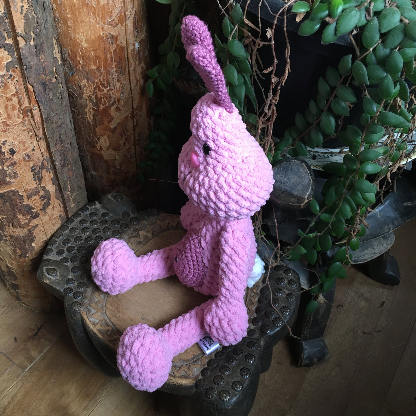PERLIN PINPIN le lapin Rose, Squeeze-it