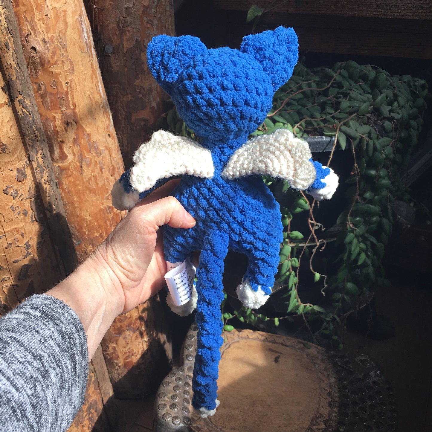 Le CHAT’ANGE bleu royale et vanille