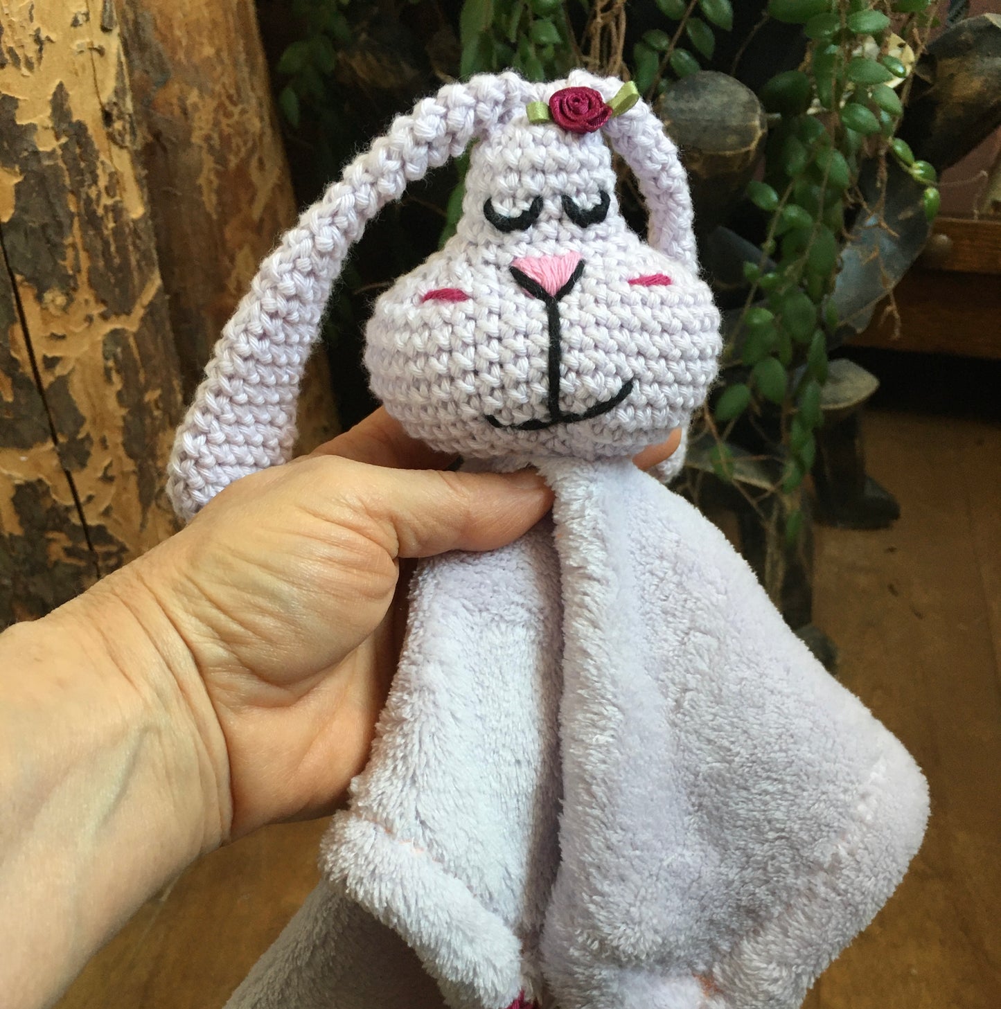 LAPIN HOCHET Toutou-Doudou (#881) Contient coton biologique