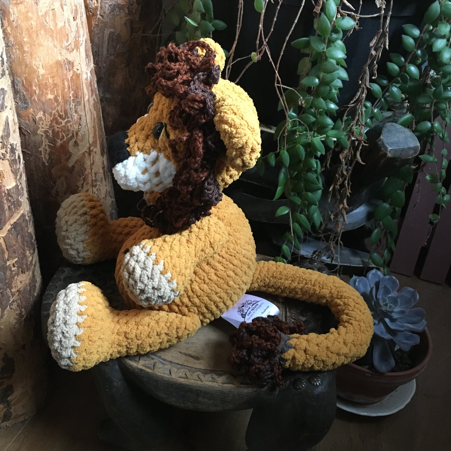 PRE ORDER - THE LION KING LEON - with Big belly, can be personalized in born plushies