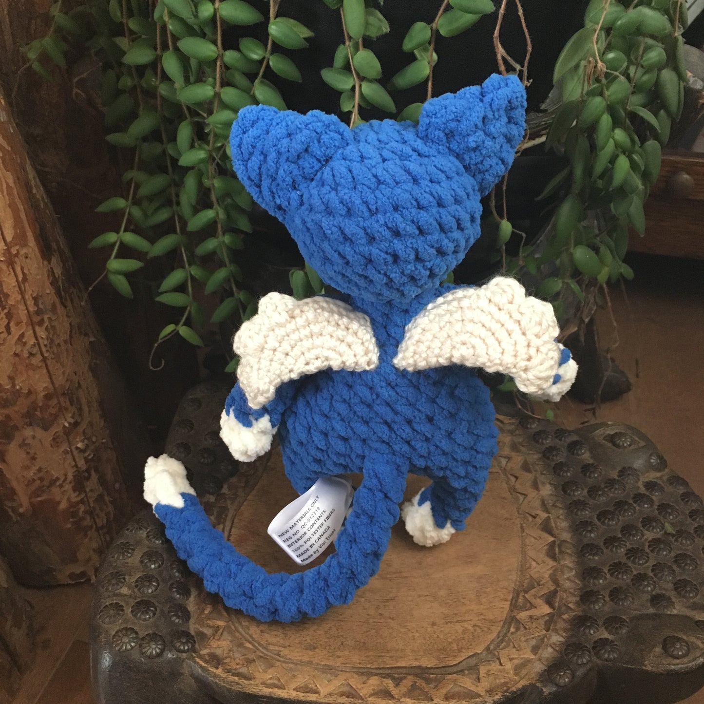 Le CHAT’ANGE bleu royale et vanille