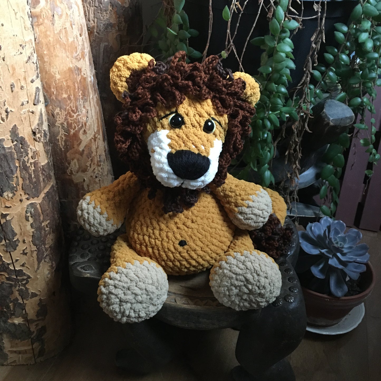 PRE ORDER - THE LION KING LEON - with Big belly, can be personalized in born plushies