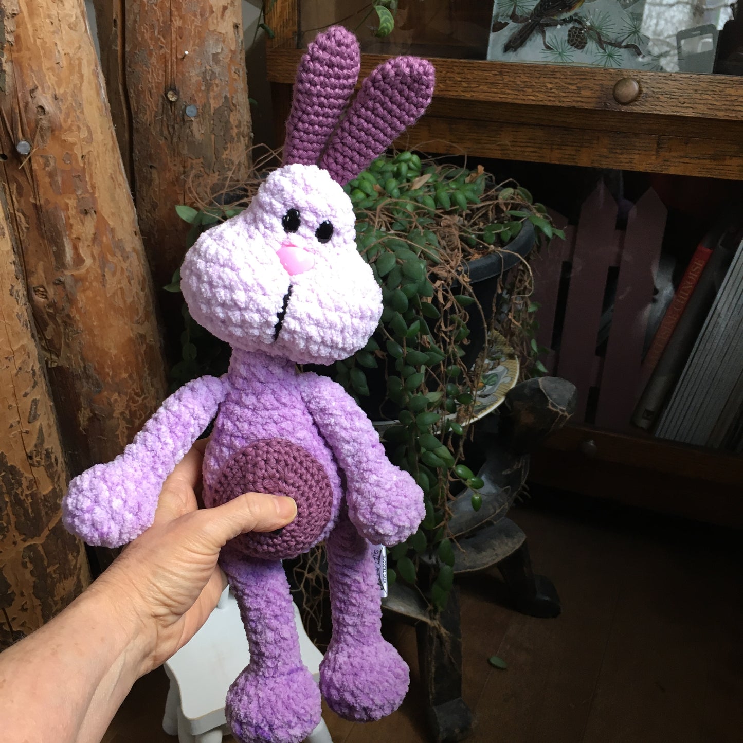 PERLIN PINPIN le lapin Squeeze-it - lilas (#885)