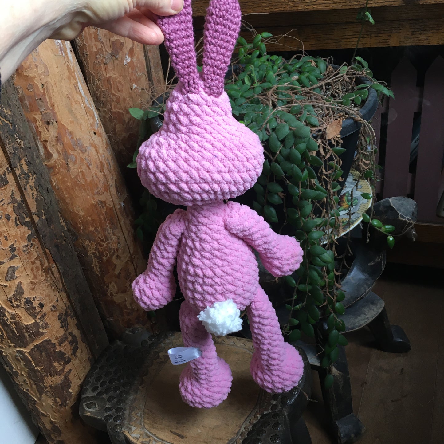 PERLIN PINPIN le lapin Rose, Squeeze-it