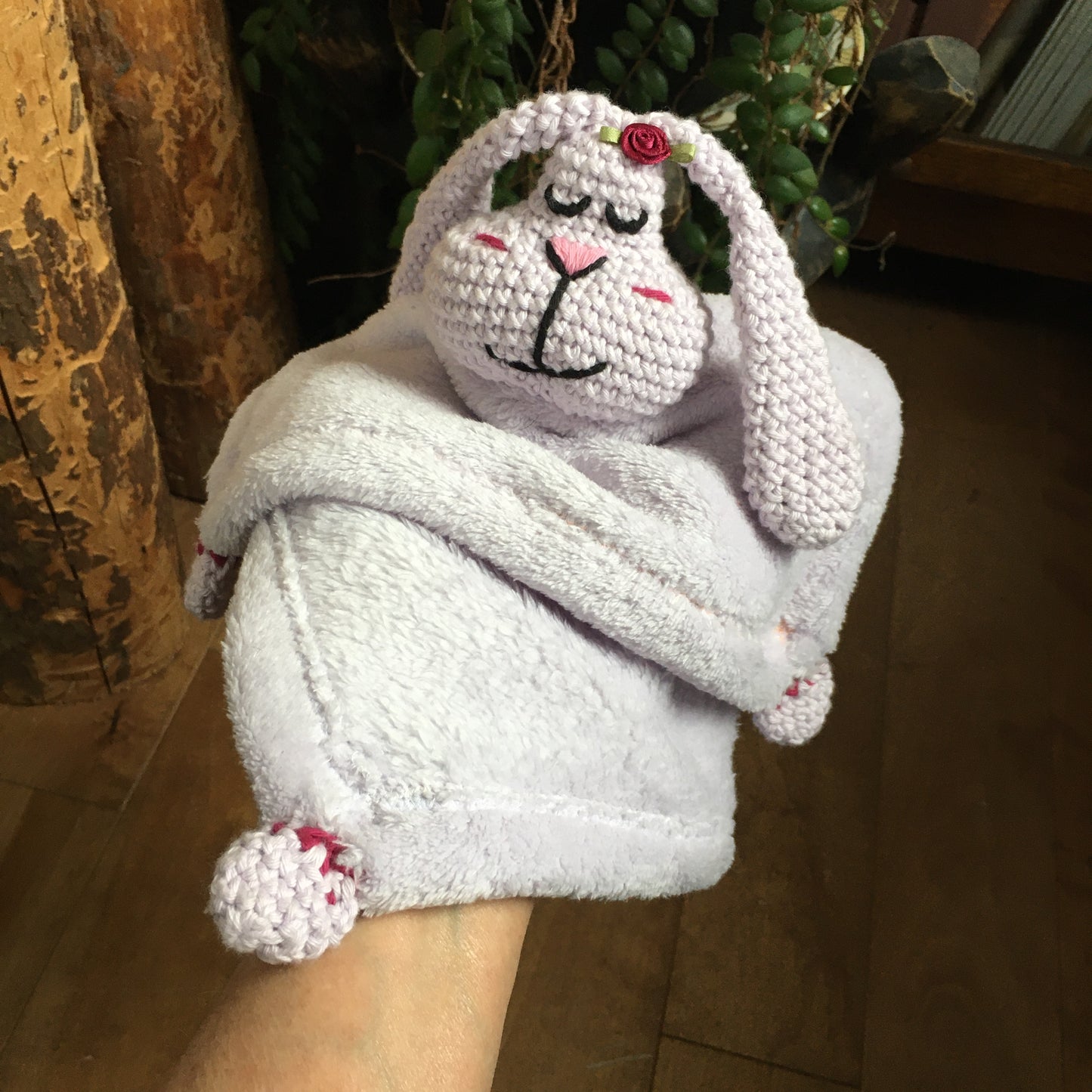 LAPIN HOCHET Toutou-Doudou (#881) Contient coton biologique