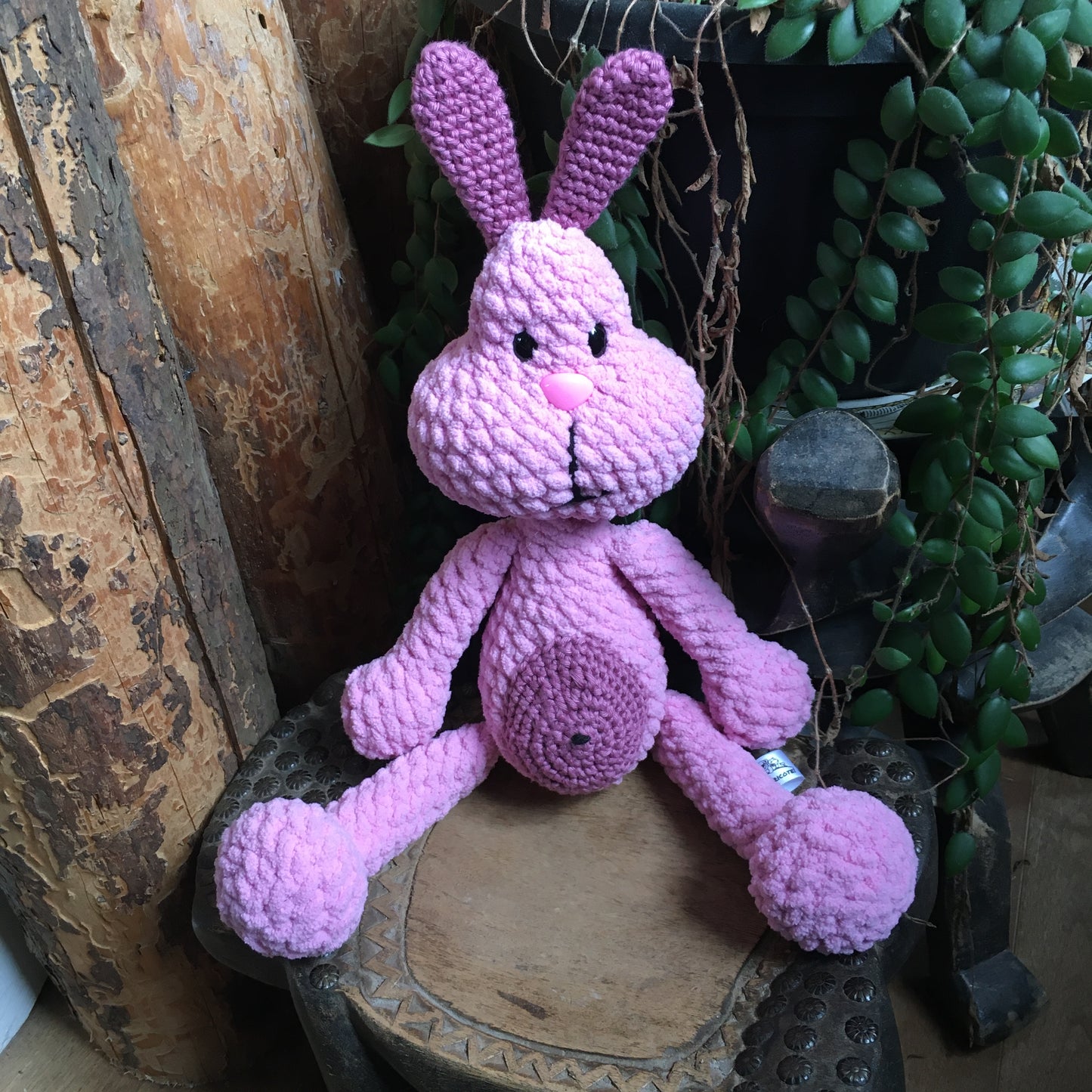 Lapin PERLIN PINPIN, Patron au crochet à télécharger, PDF Français et Anglais