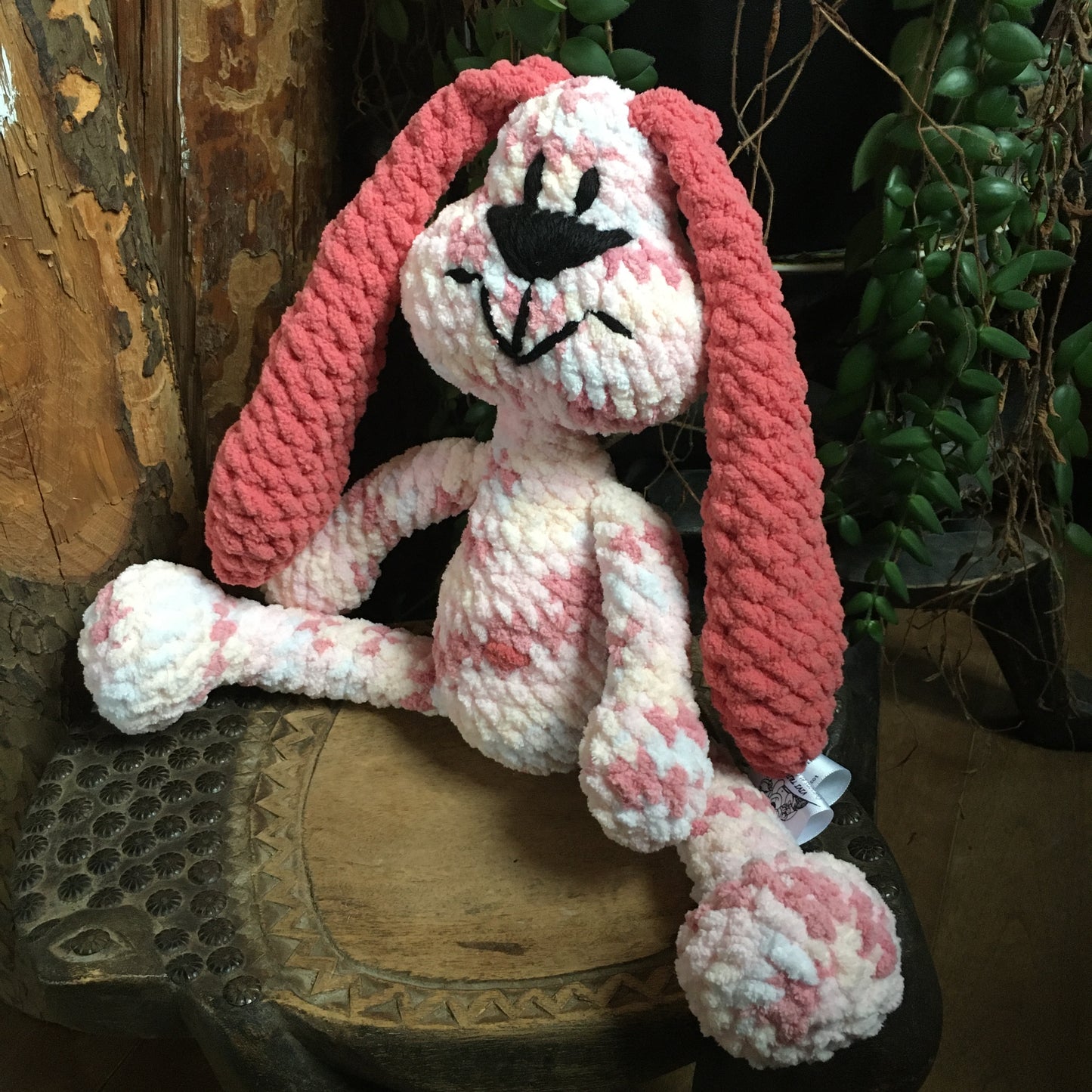 PERLIN PINPIN le lapin à longue oreilles - Mix Rose