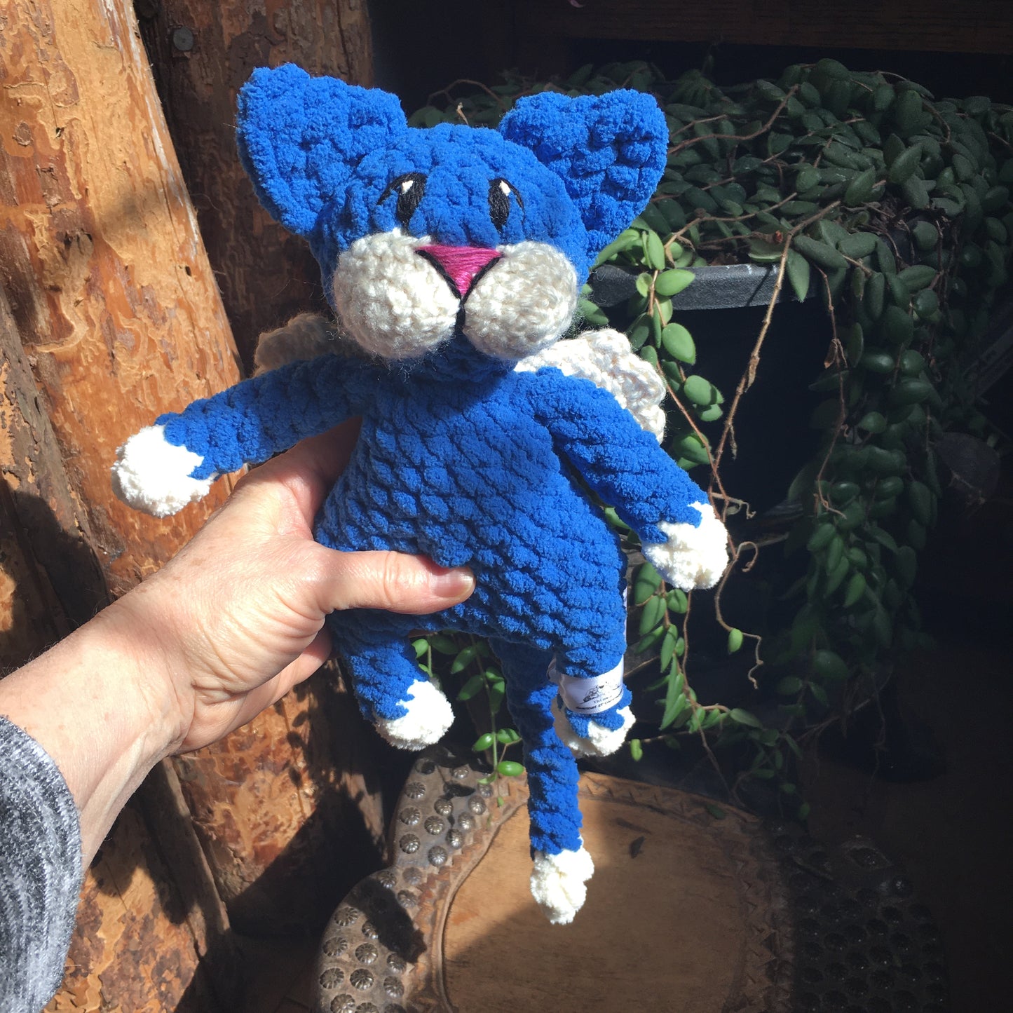 Le CHAT’ANGE bleu royale et vanille