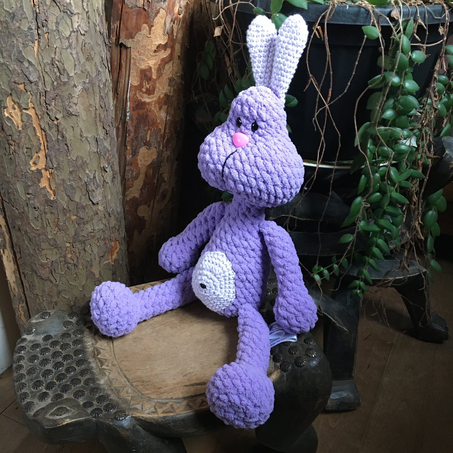 Lapin PERLIN PINPIN, Patron au crochet à télécharger, PDF Français et Anglais