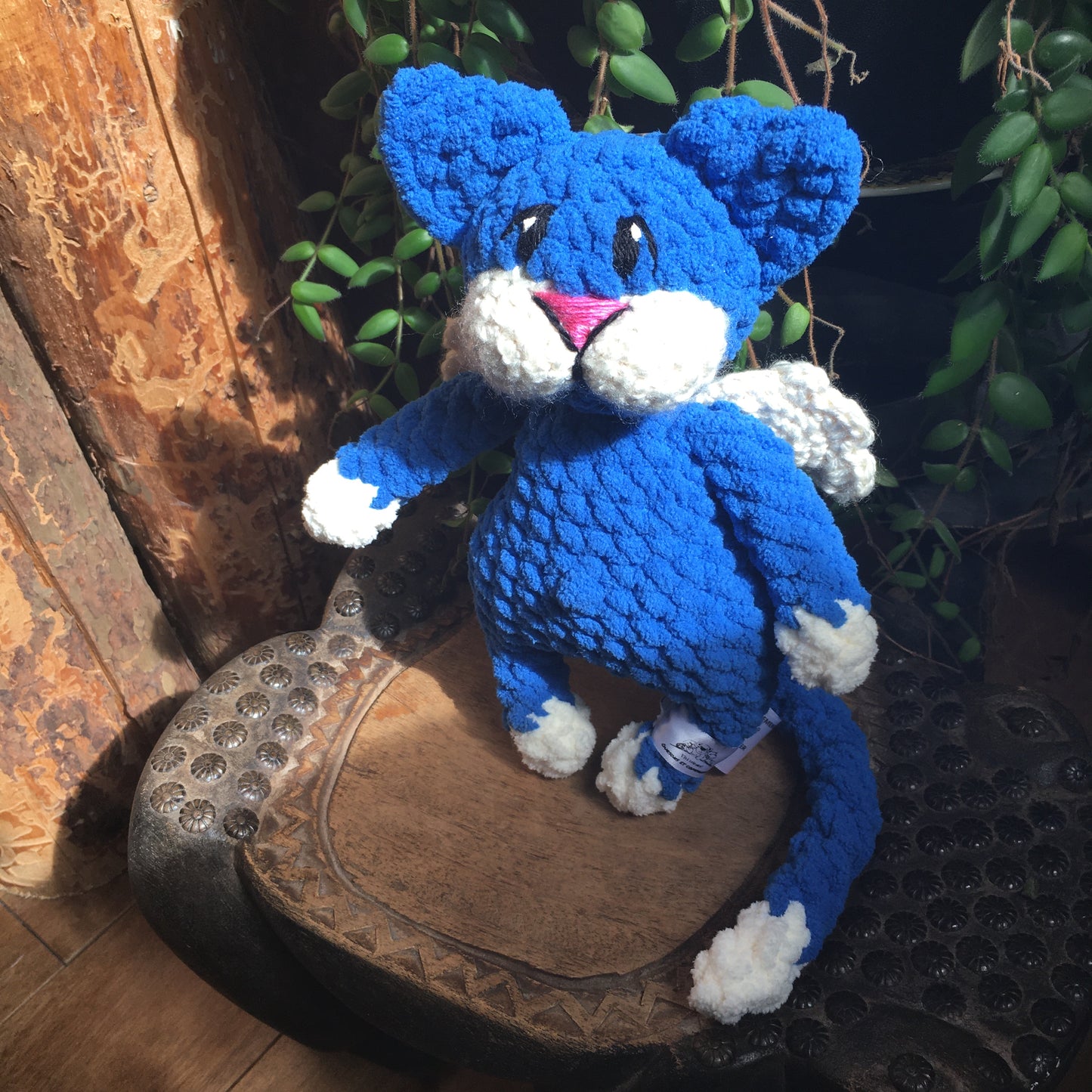 Le CHAT’ANGE bleu royale et vanille