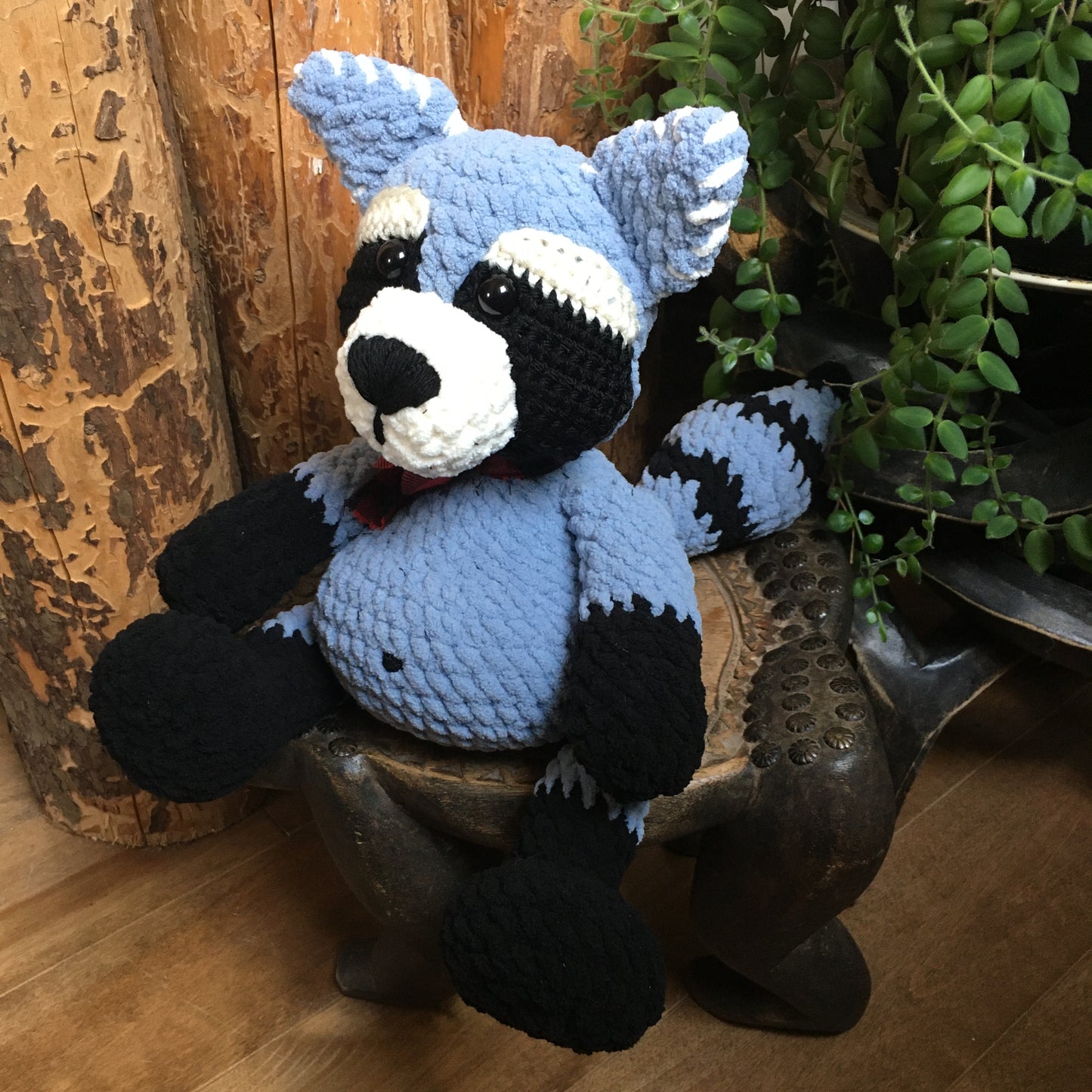 RACOON on request, can be personalized in born plushies