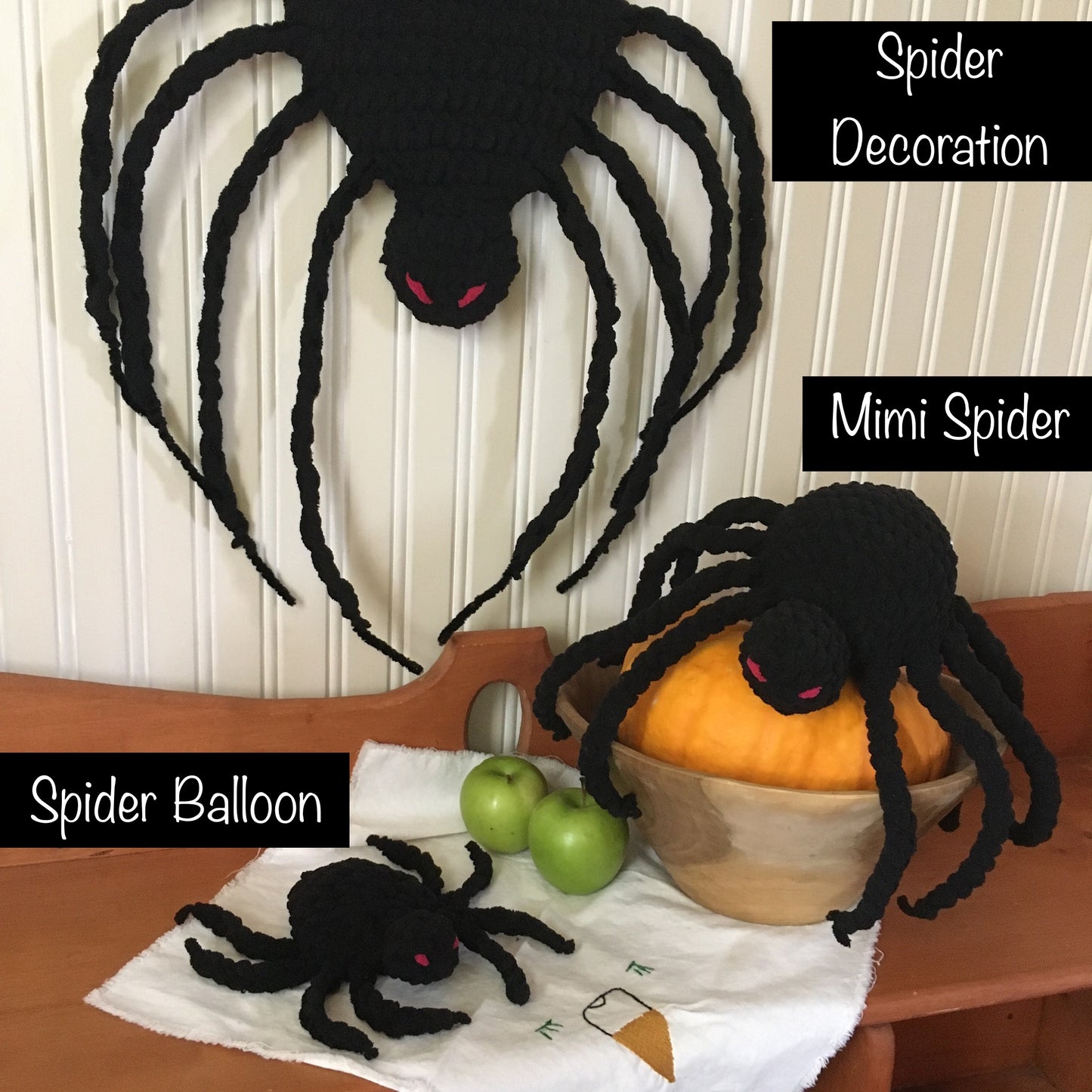 DÉCO SPIDER Patron au crochet à télécharger - PDF Français et anglais