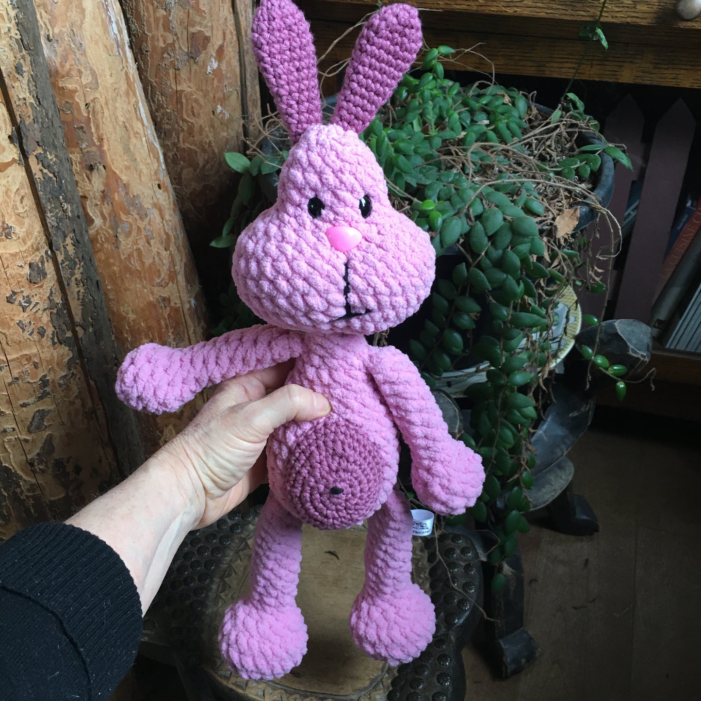 Lapin PERLIN PINPIN, Patron au crochet à télécharger, PDF Français et Anglais