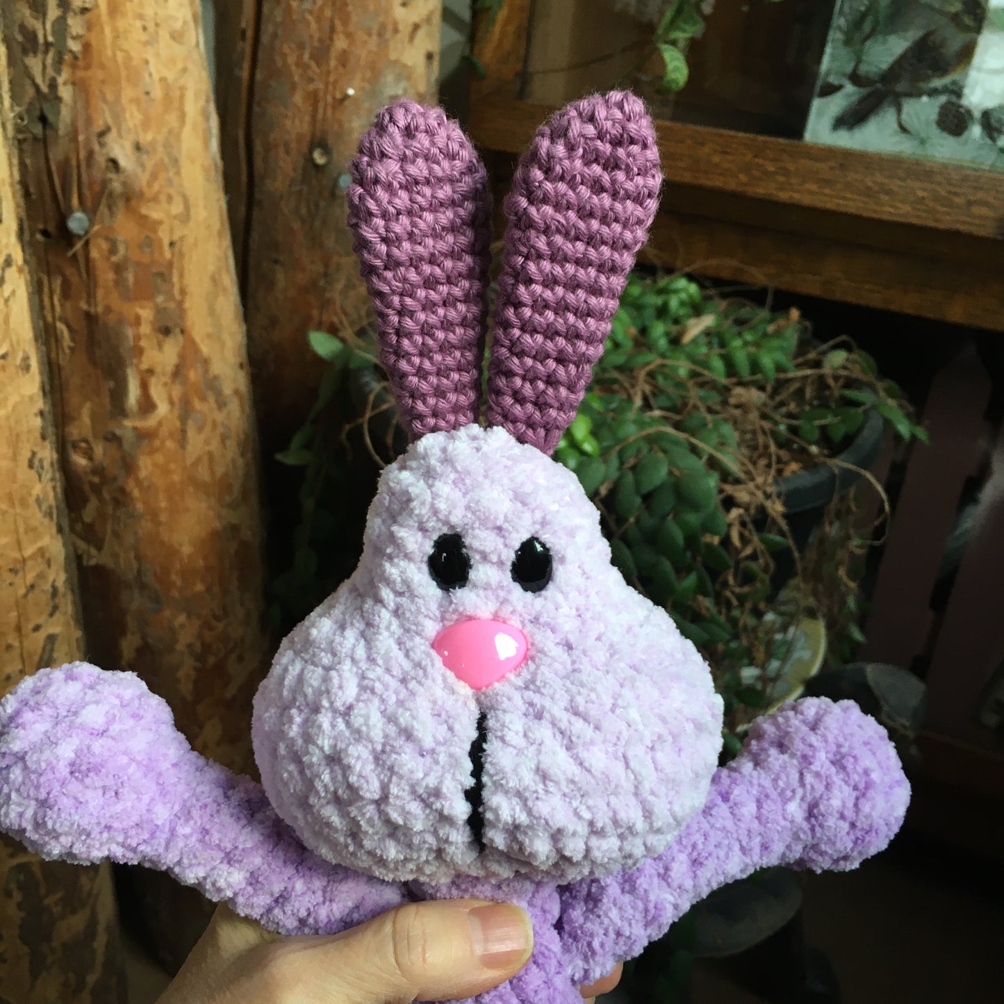 PERLIN PINPIN le lapin Squeeze-it - lilas (#885)
