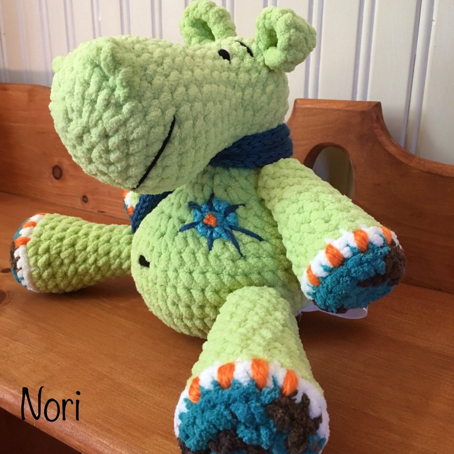 VIOLETTE l’hippopotame, Patron au crochet à télécharger, PDF français et anglais
