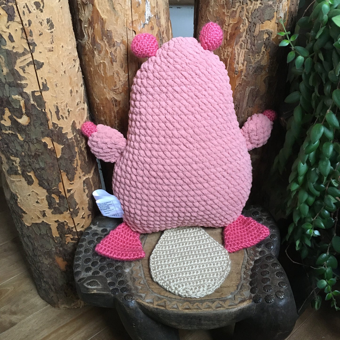 PRE ORDER - WILMA THE MOTHER BEAVER pink, friend of the tooth fairy