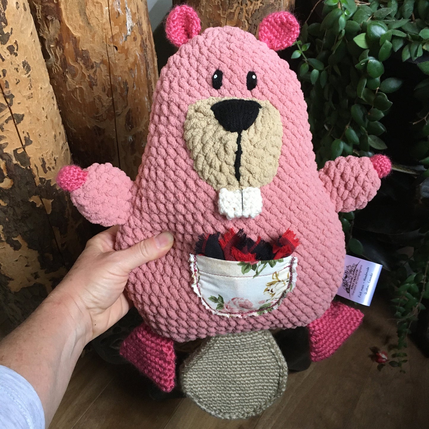 WILBROD le papa castor, Patron au crochet à télécharger, PDF Français et Anglais