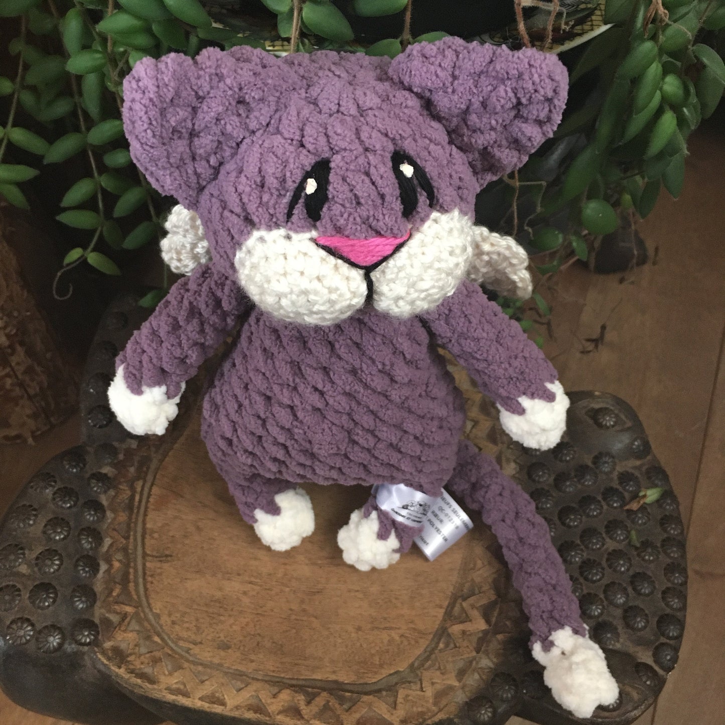 Le CHAT’ANGE mauve pourpre