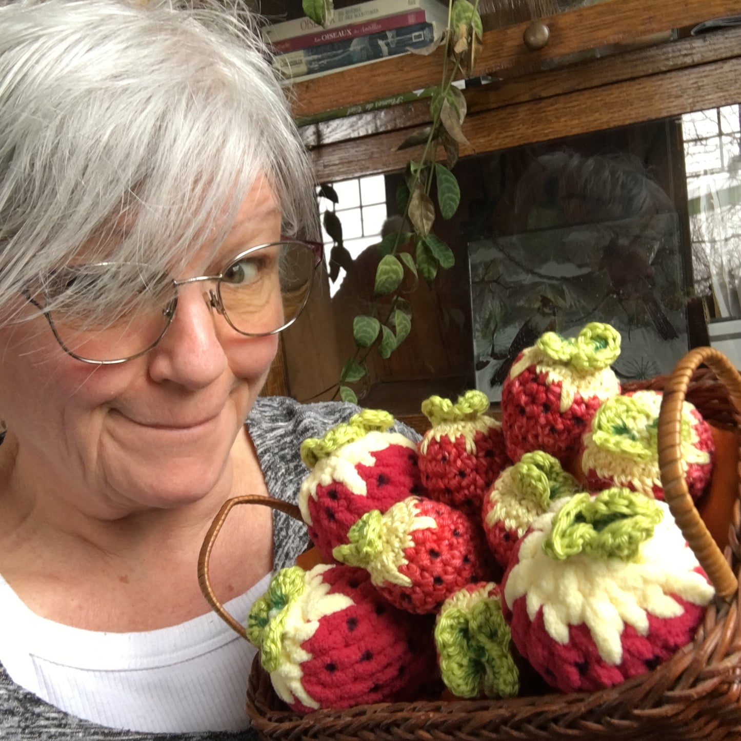 AHHH, CES FRAISES! -  PATRON AU CROCHET à télécharger, tutoriel PDF Français ou anglais