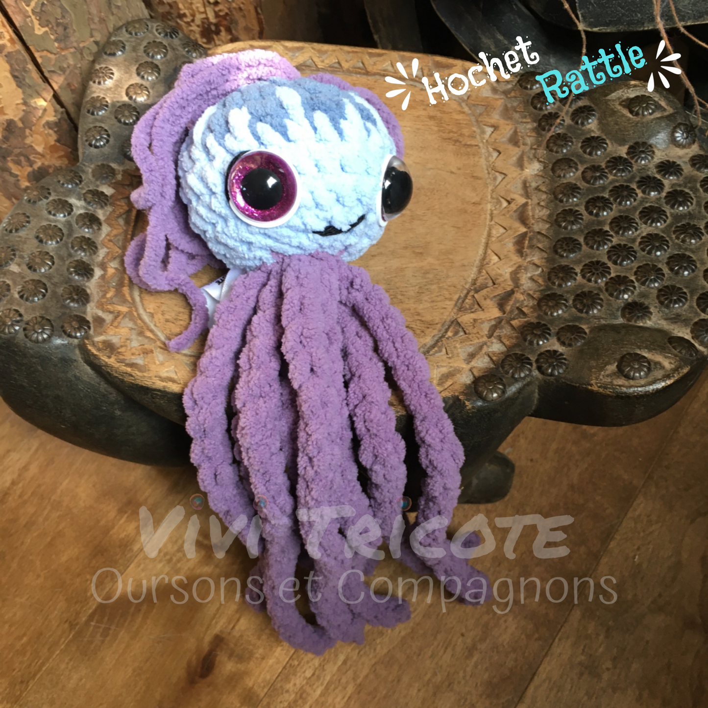 OCTO LA PIEUVRE - Amigurumi HOCHET #947