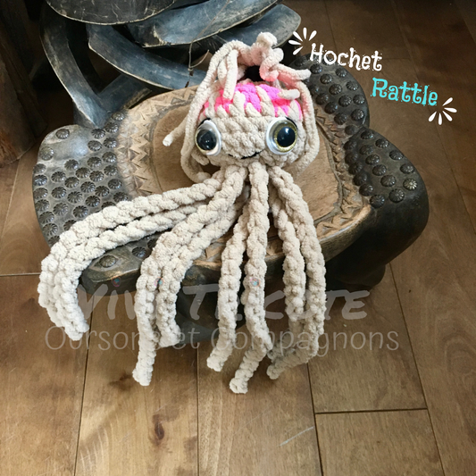 OCTO LA PIEUVRE - Amigurumi HOCHET #930