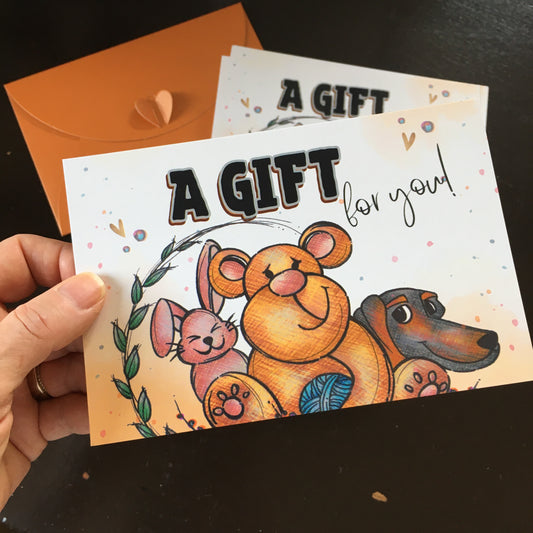 CARTES-CADEAUX par la poste (anglais)