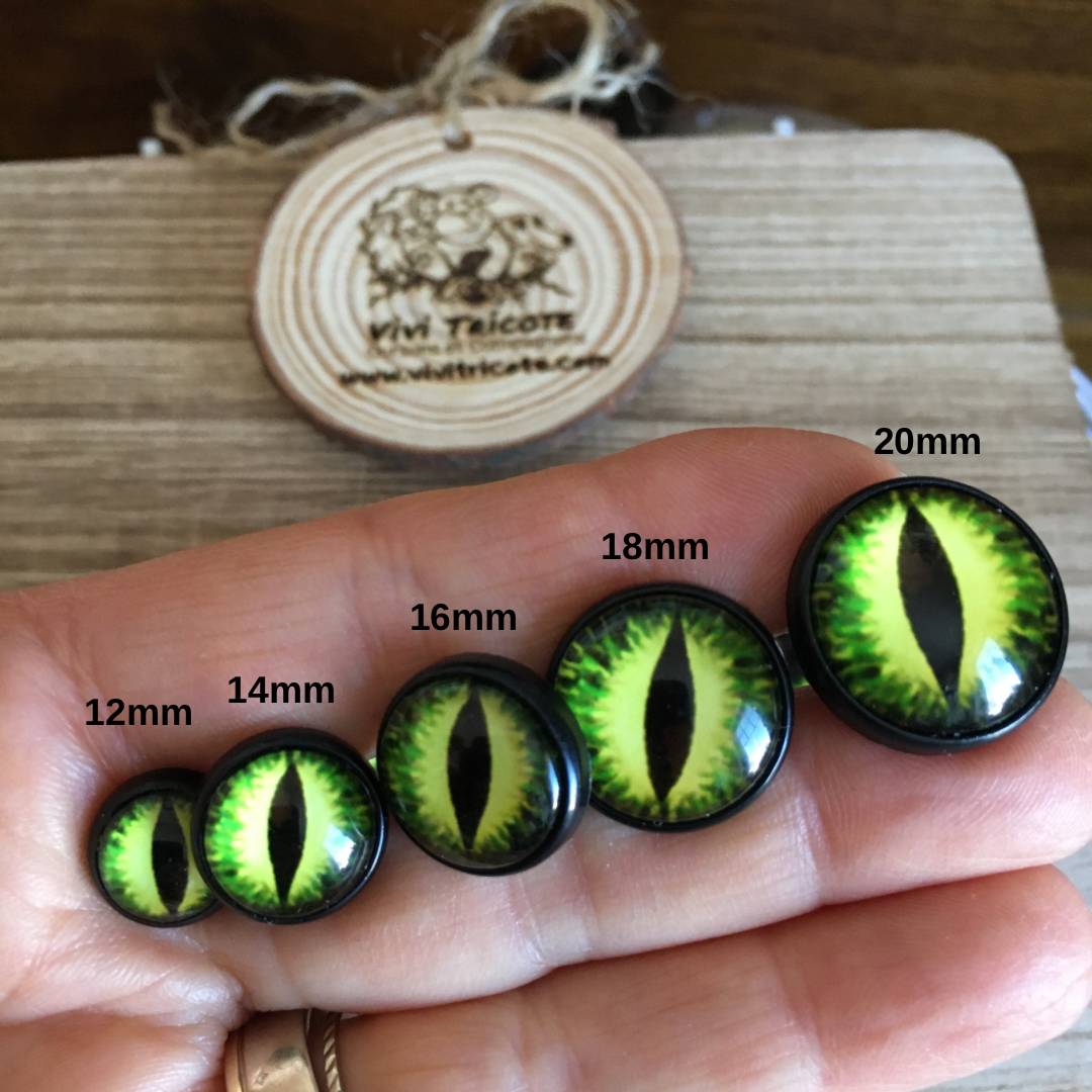 YEUX DRAGON - No.3 - 12mm 14mm 16mm 18mm 20mm