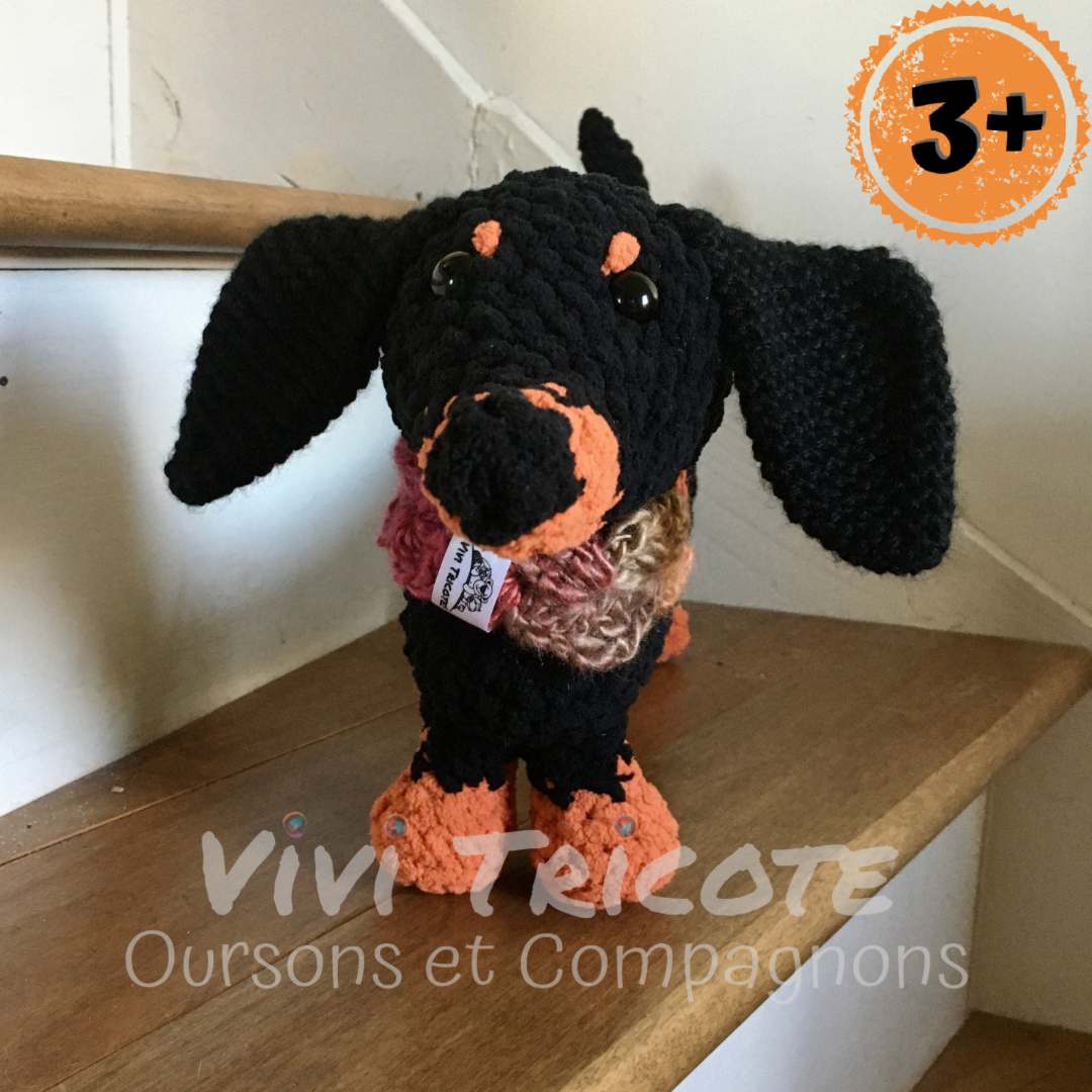 PRE ORDER - BONNIE TOUTOU, standard or extra long dachshund plush toy