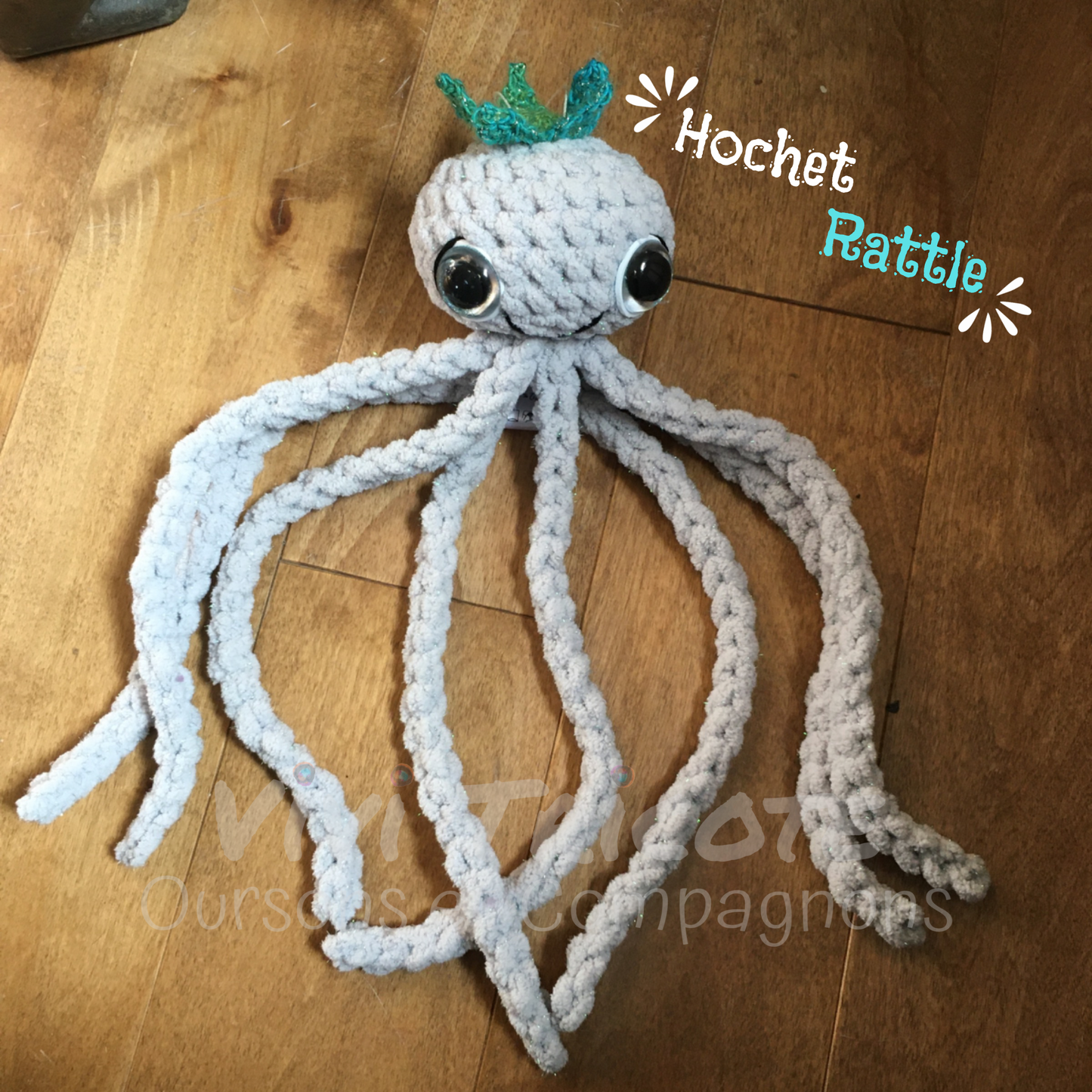OCTO THE OCTOPUS - Amigurumi RATTLE #951