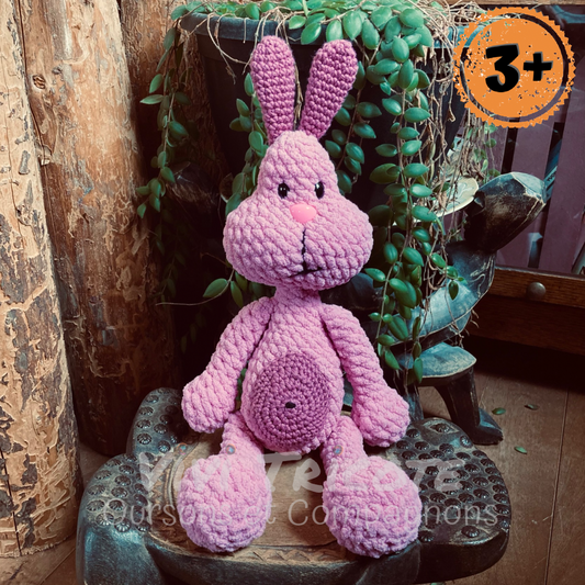 PERLIN PINPIN le lapin Squeeze-it - Teint Rose