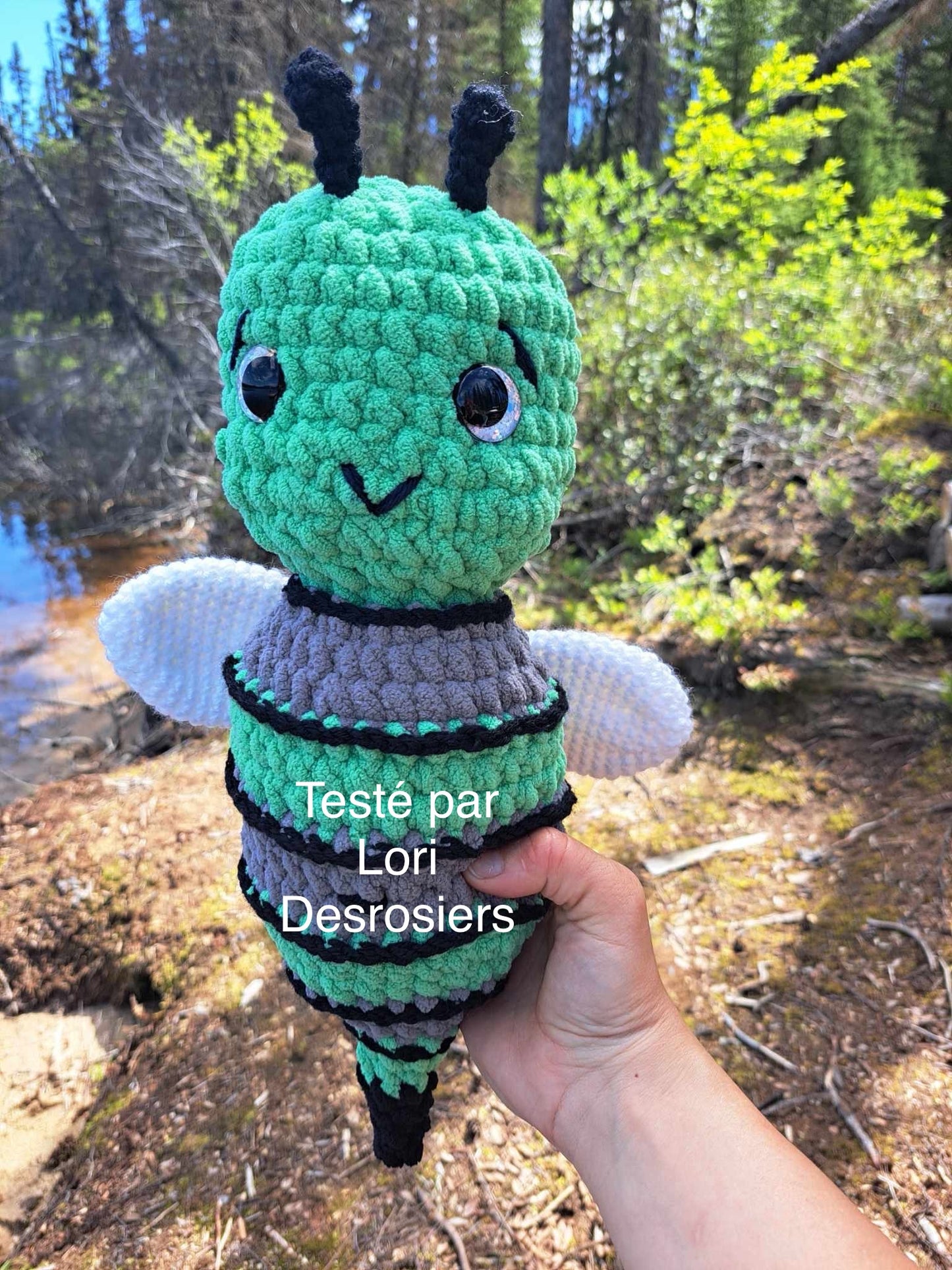 BEEBEE L’ABEILLE - PATRON AU CROCHET à télécharger, tutoriel PDF Français ou anglais