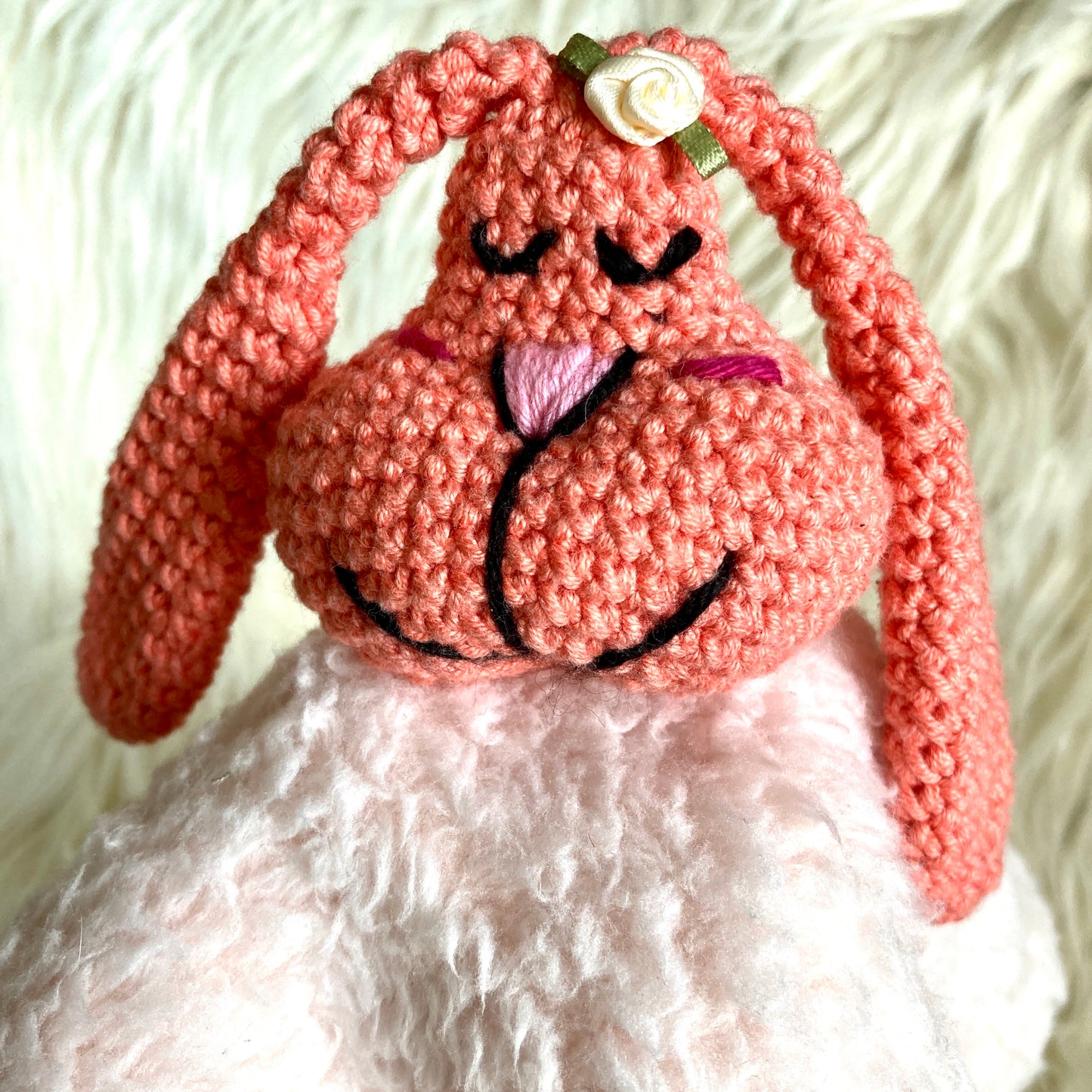 RABBIT PINPIN RATTLE Toutou-Doudou (#917)